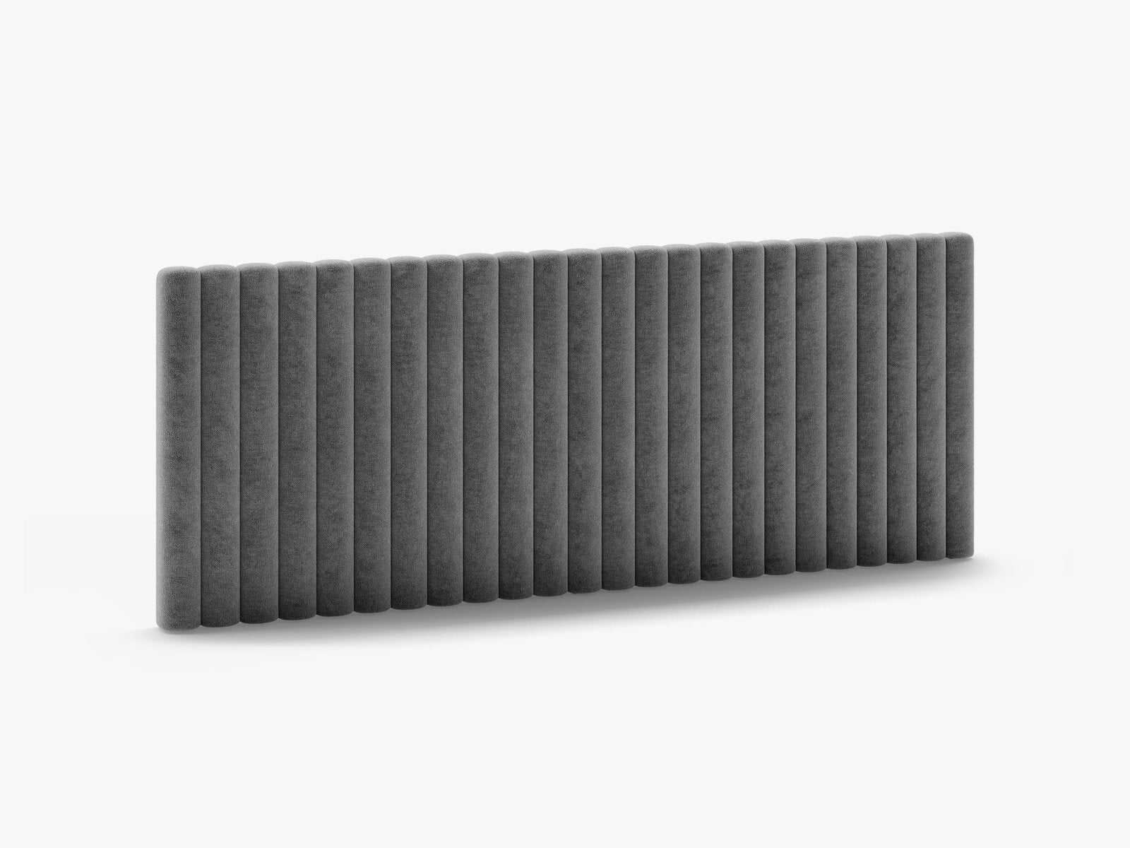 Micadoni Mistero Polster-Kopfteil Chenille Perfect Harmony Dunkelgrau 240x95