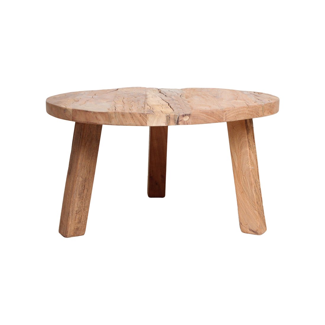 Raw Materials Couchtisch rund Recyclingholz 70cm