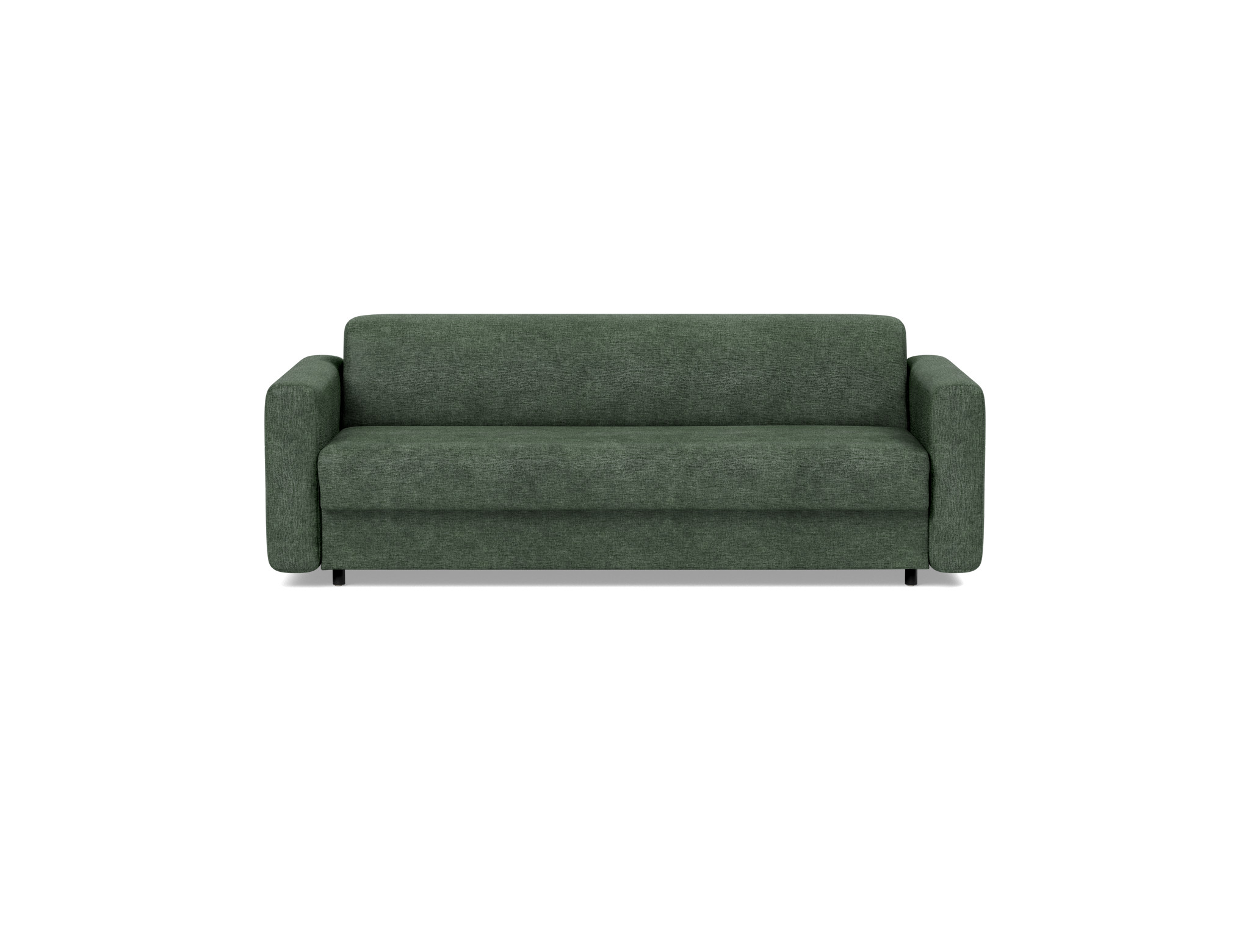 Schlafsofa Killian mit Memory-Matratze 160 Flachgewebe Avella 281-Pine-Green