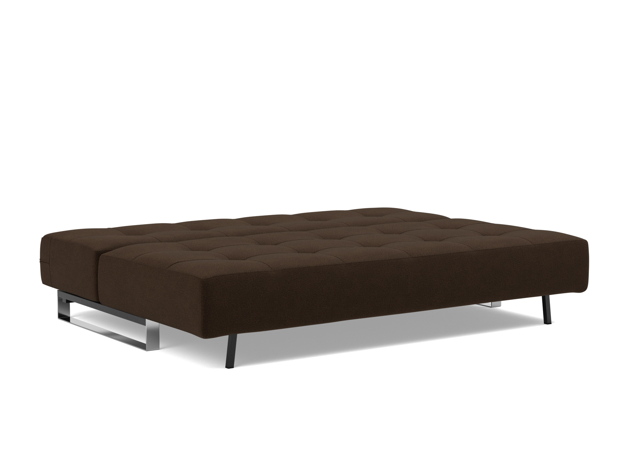Schlafsofa Supremax D.E.L. Strukturierter Stoff Taura 358-Chocco