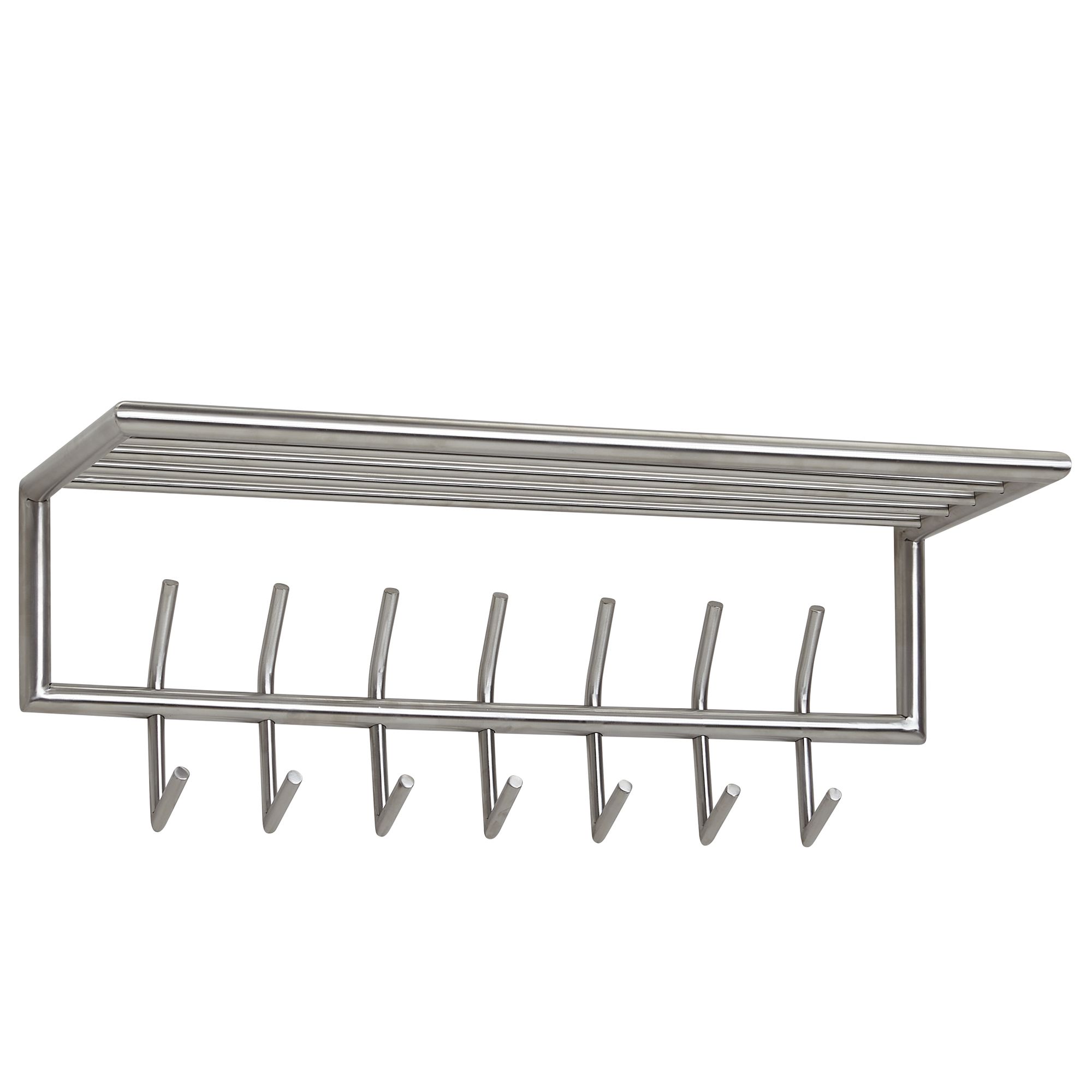 Wandgarderobe Gardur Metall Silber 74,5 × 30 × 29 cm