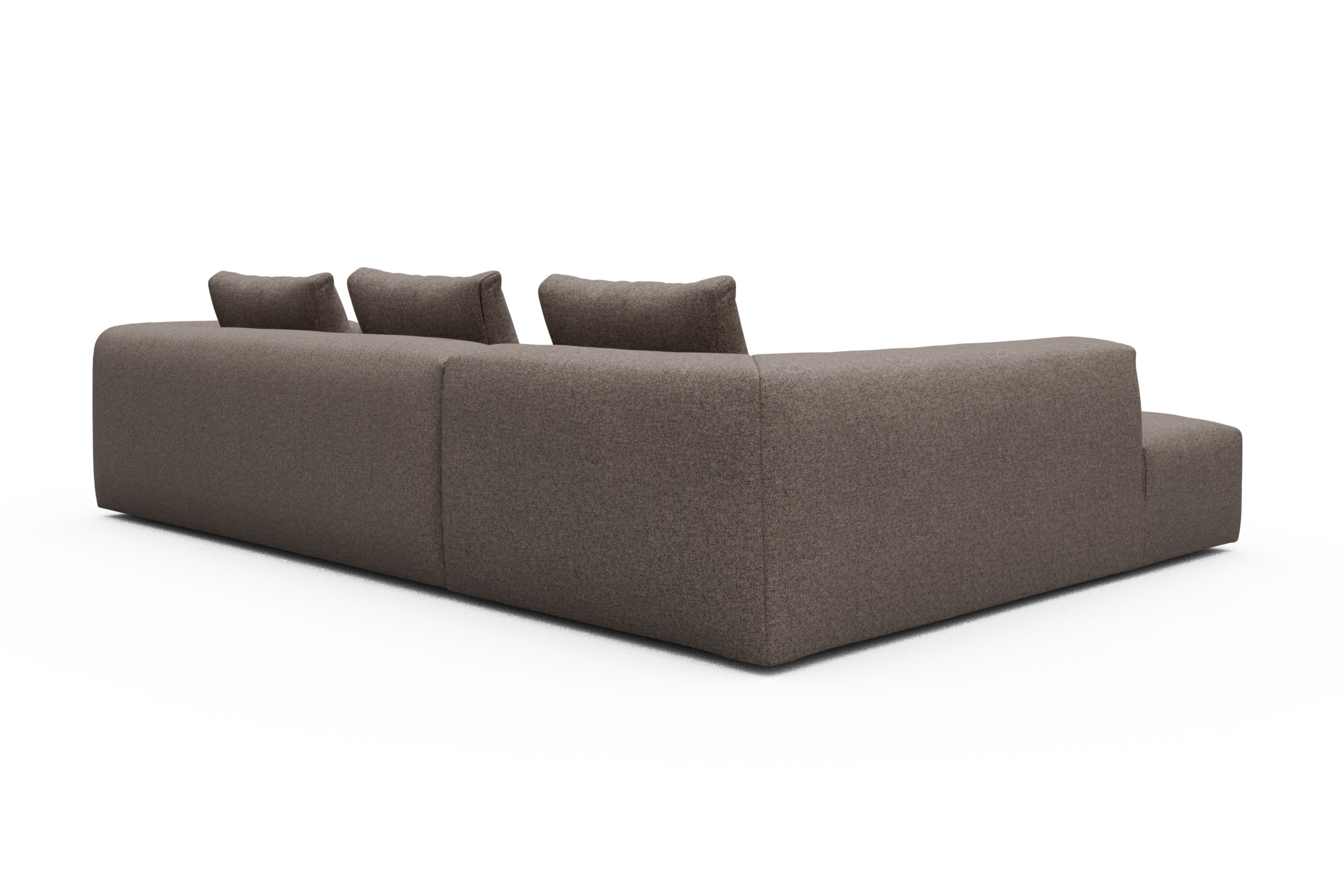 Ecksofa Fred Relax-Ecke links mit 2,5-Sitzer Sama-Stone