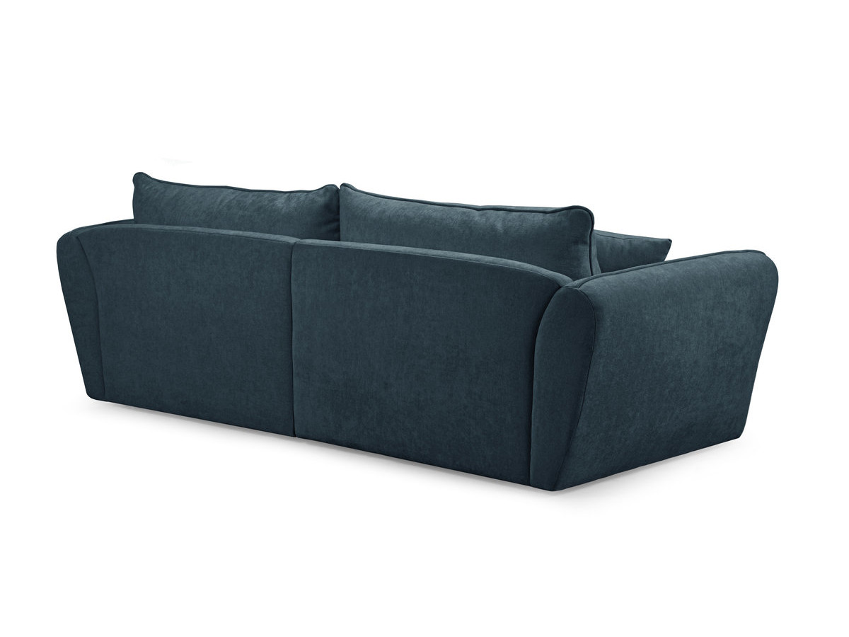 Bobochic Luigi Ecksofa Strukturstoff Blau Ecke rechts