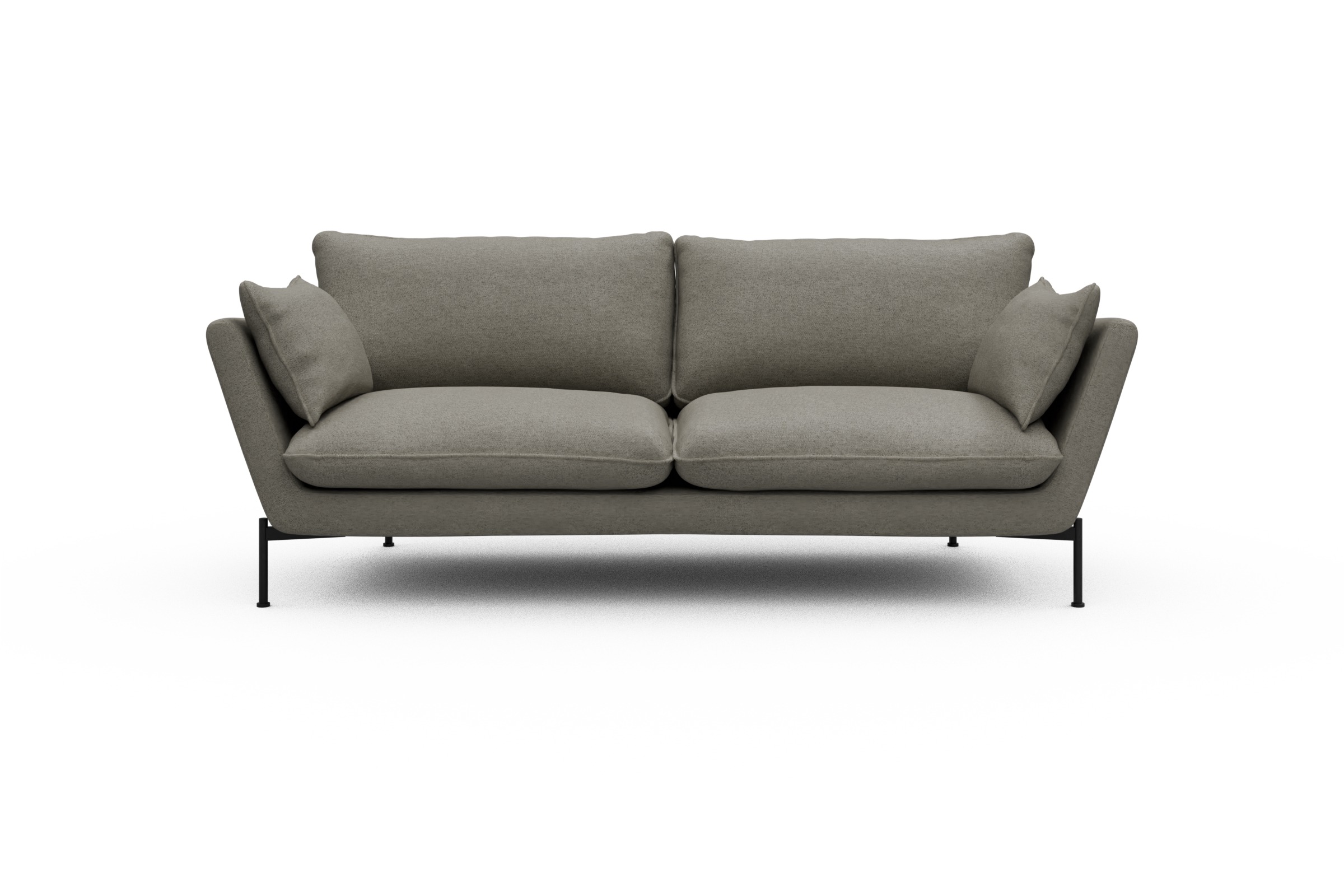 Skandi Home Sofa Anton 3-Sitzer Denari-Warm-Grey moebelfaktor