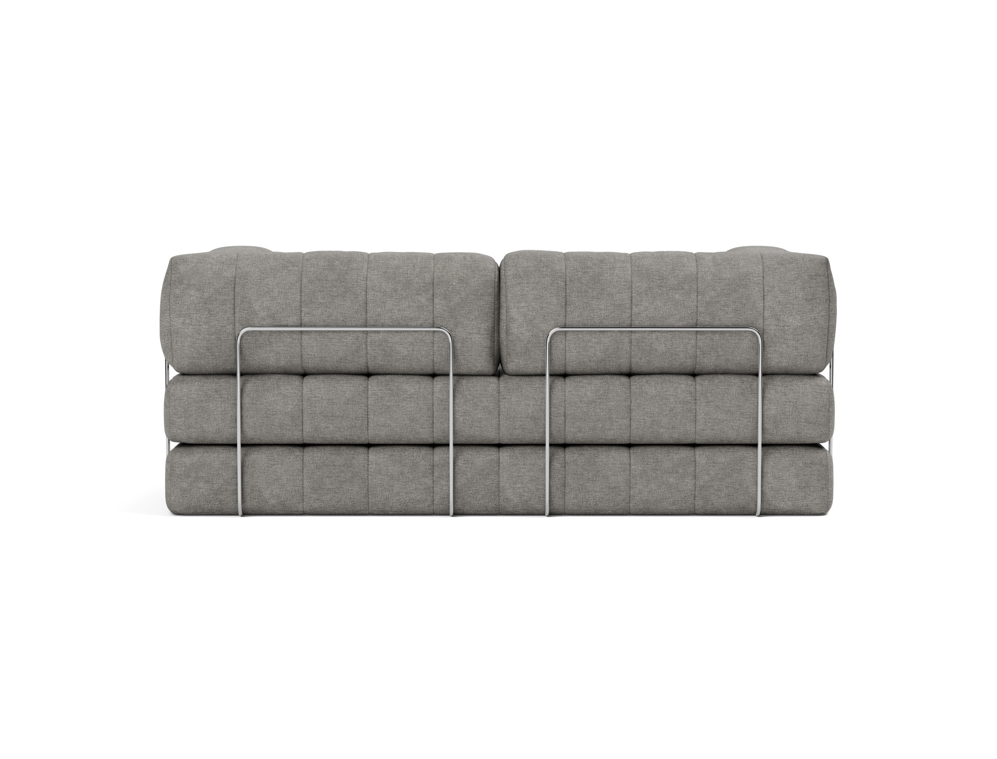 Schlafsofa CozyPad mit Armlehnen Flachgewebe Avella 282-Warm-Grey