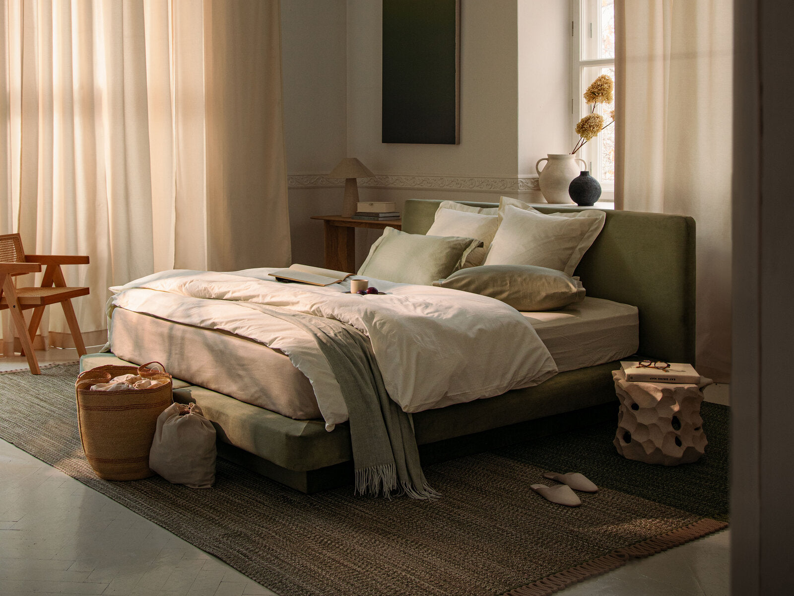 Micadoni Polsterbett mit Kopfteil Linea Samt Magic Velvet Dunkelgrau 160x200