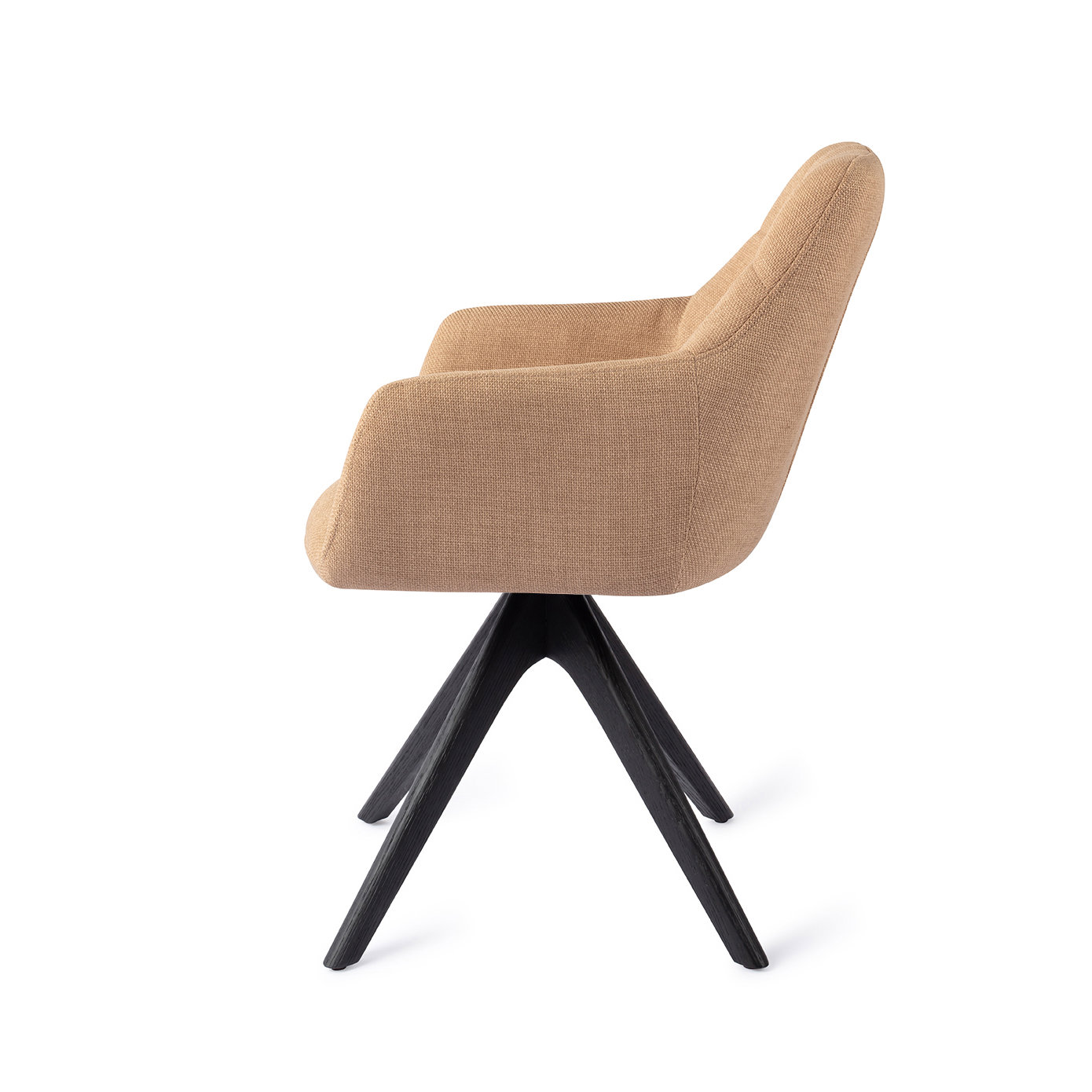 Jesper Home Esszimmerstuhl Noto Toasted Toffee Revolve Eiche Schwarz