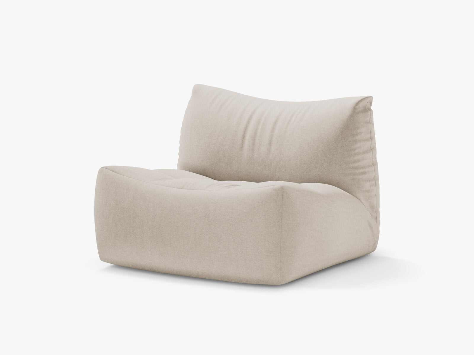Micadoni Sessel Tove Samt Casino Helles Beige