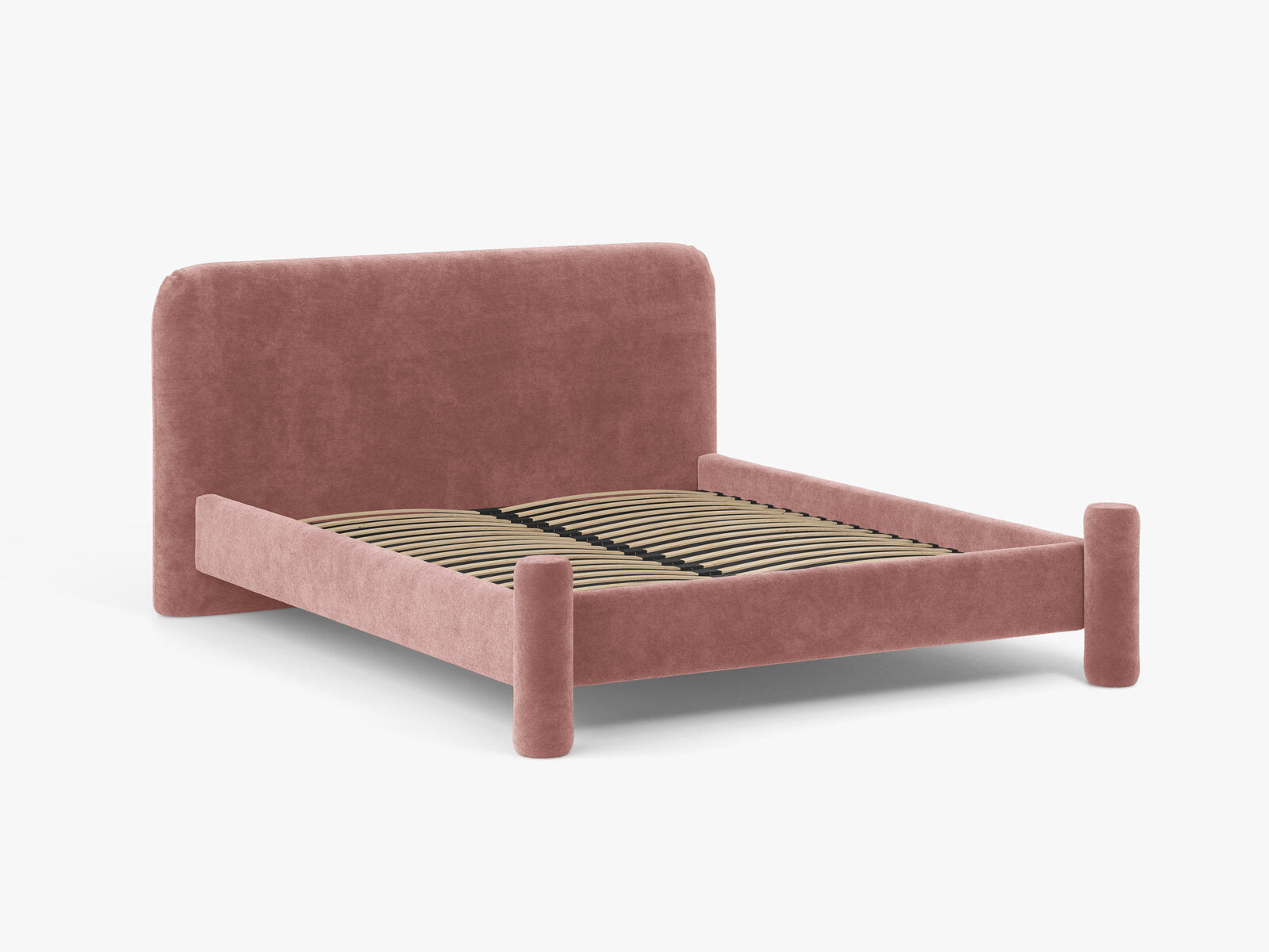 Micadoni Vera Bett mit Kopfteil Chenille Perfect Harmony Rosa 140x200