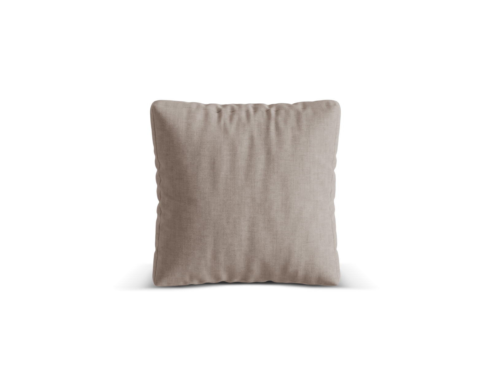 Micadoni Kissen Martina Strukturierter Stoff Boston Dunkelbeige 40x40 moebelfaktor