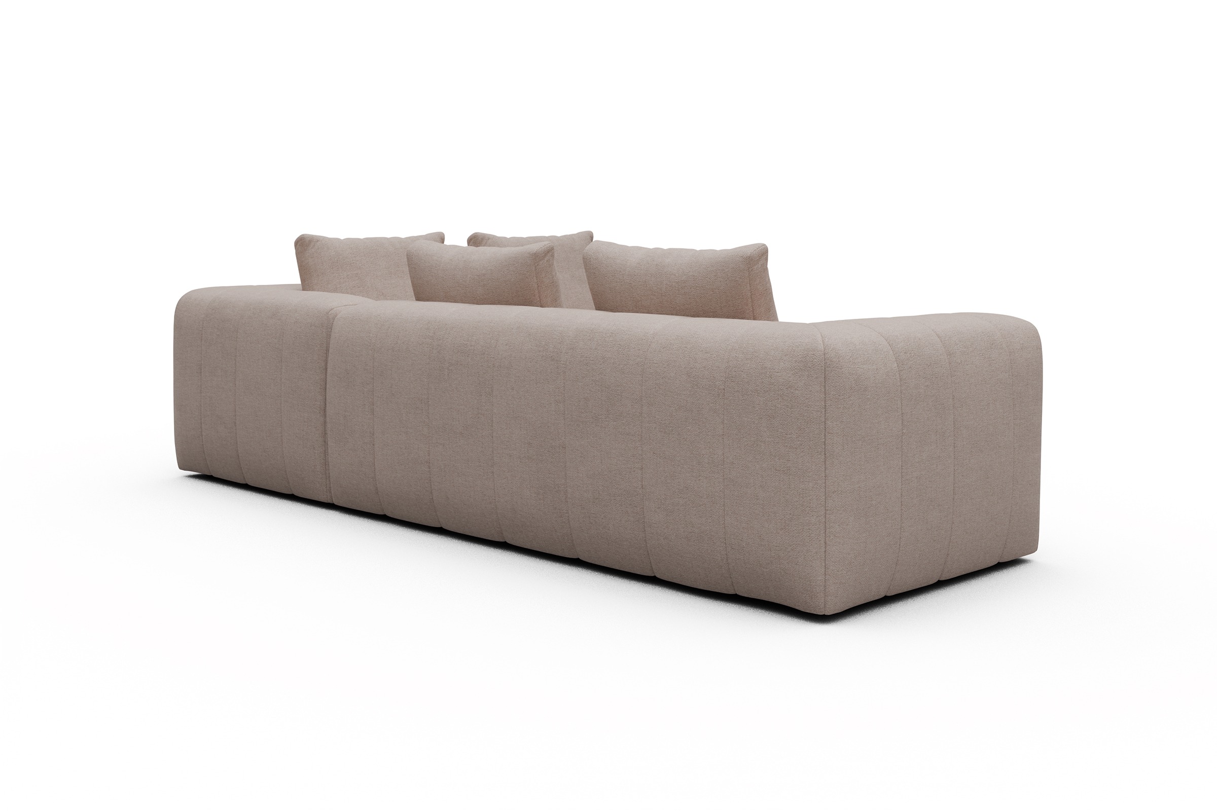 Ecksofa Hugo 2x 2,5-Sitzer Armlehne links Weda-Sand