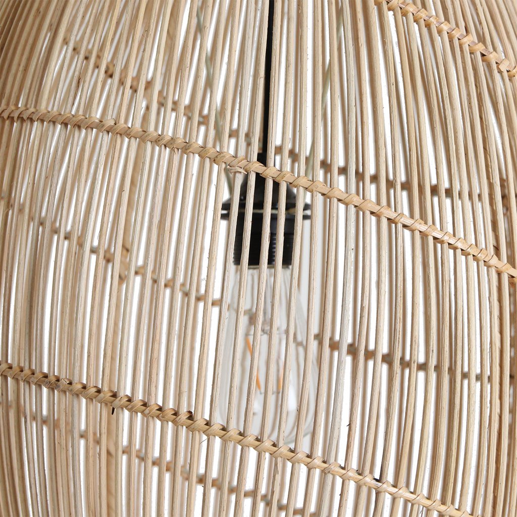 Raw Materials Rattan Pendelleuchte Halo