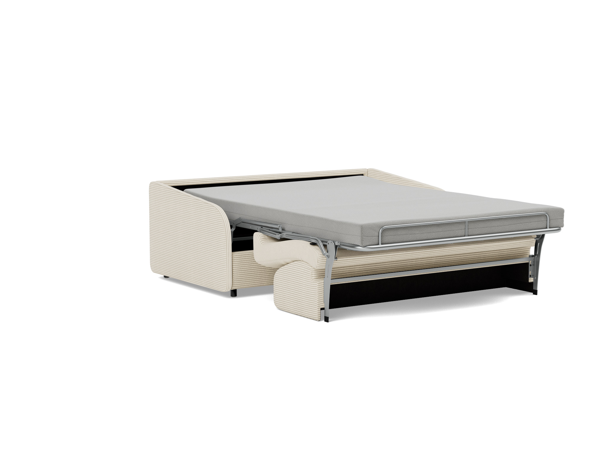 Schlafsofa Eivor mit Memory-Matratze 140 Kord Corduroy 594-Ivory