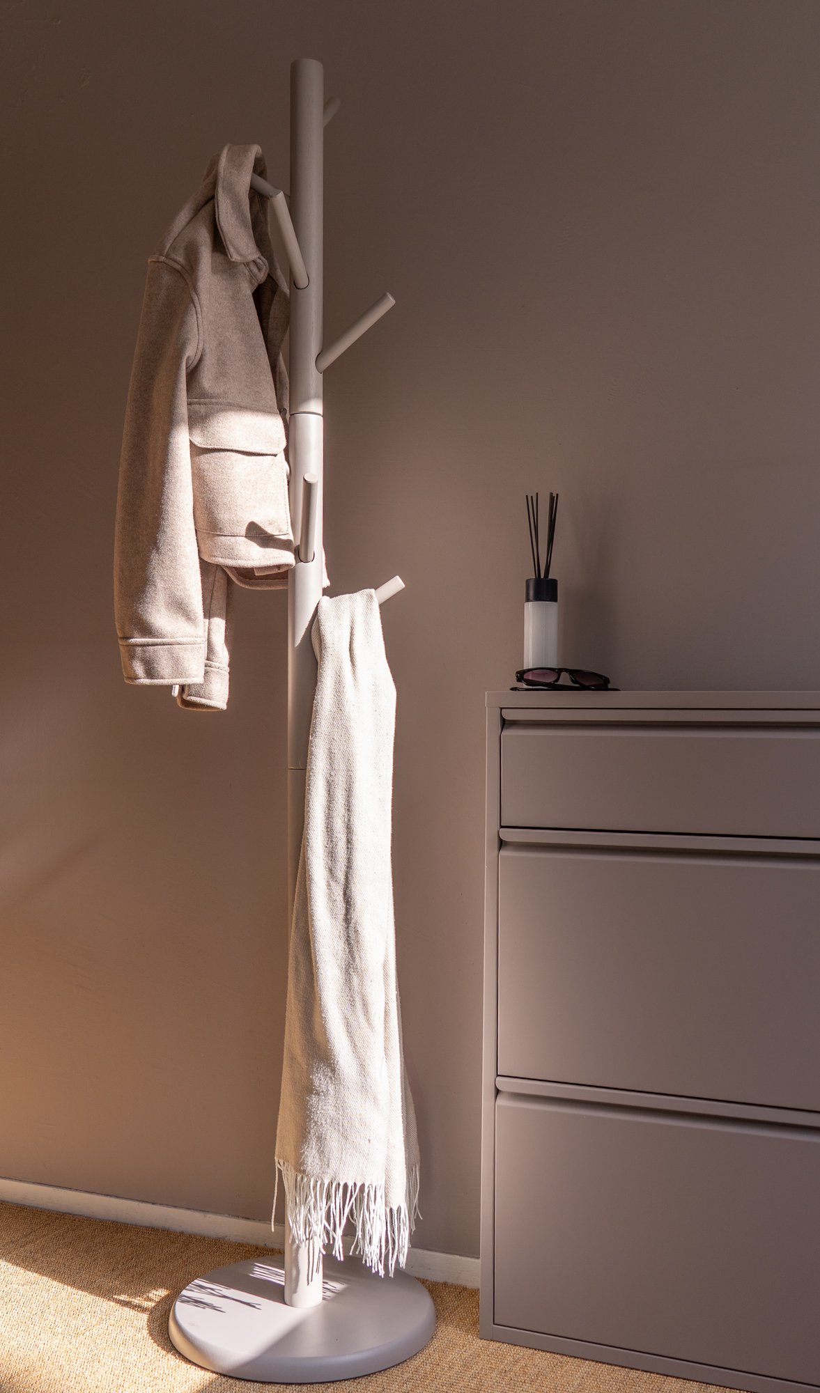 Spinder Design Garderobenständer Bro Silky Taupe