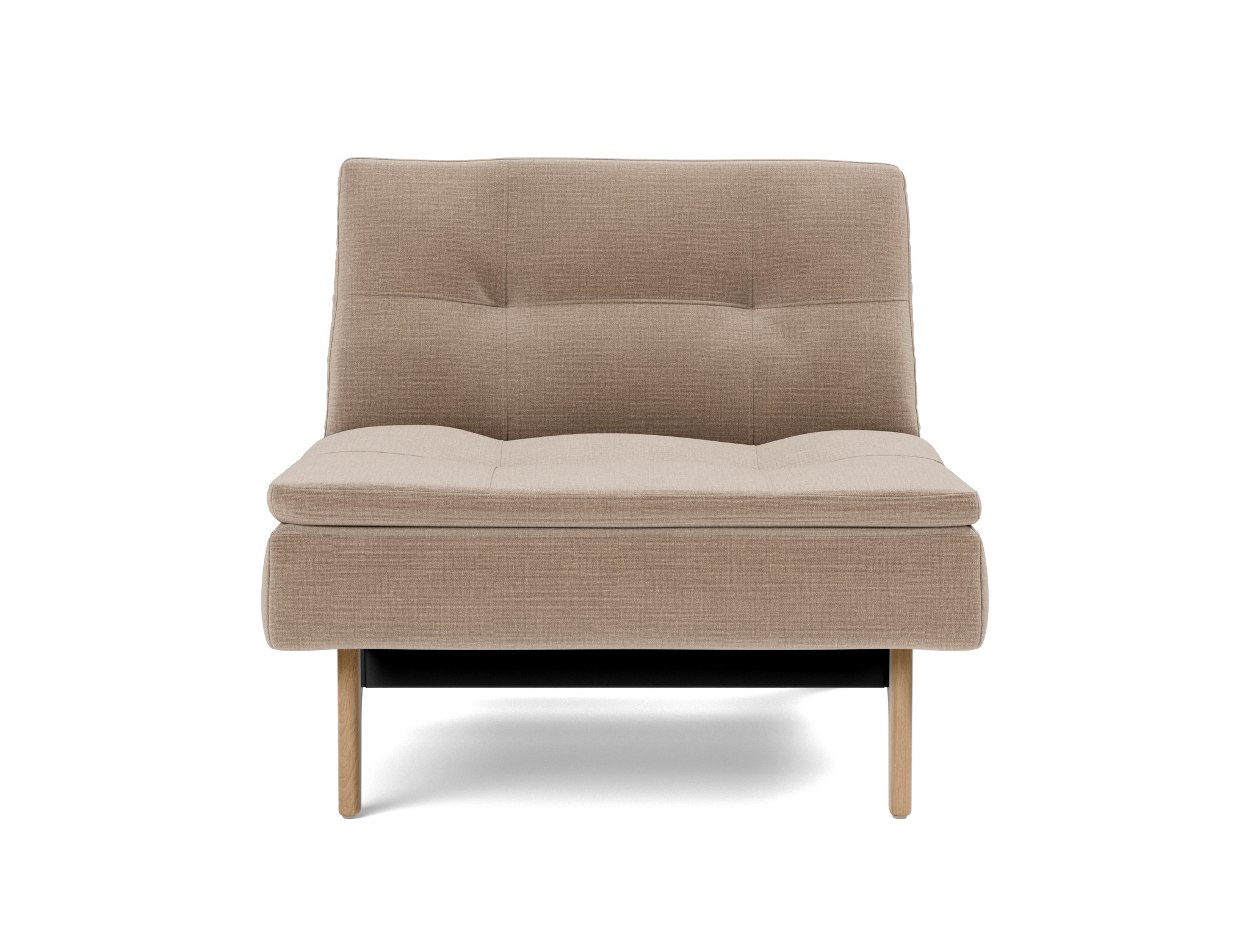 Sessel Dublexo Chenille Esina 417-Mocha Beine Eiche