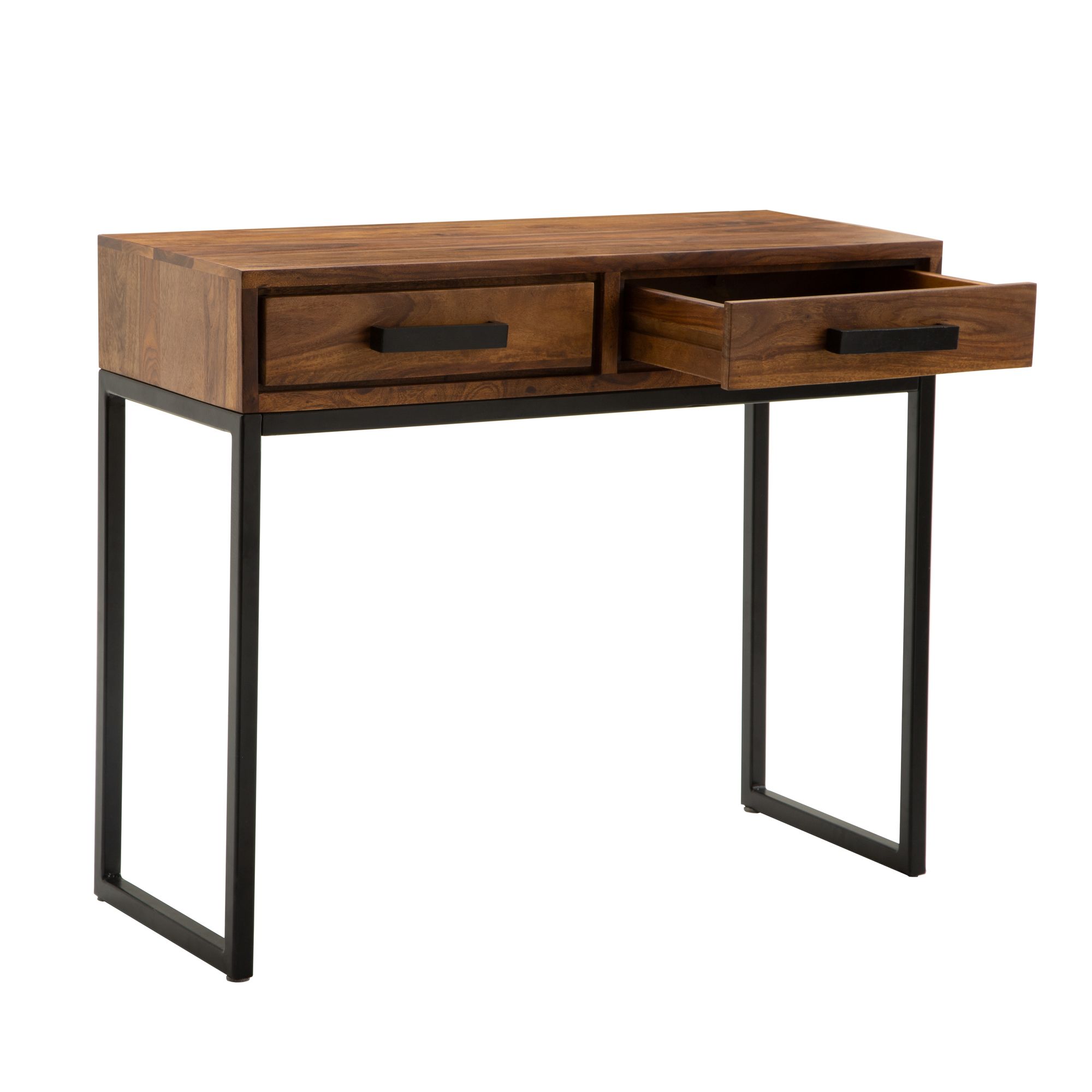 Konsolentisch Vildbjerg Massivholz Braun 90 × 35,5 × 76,5 cm