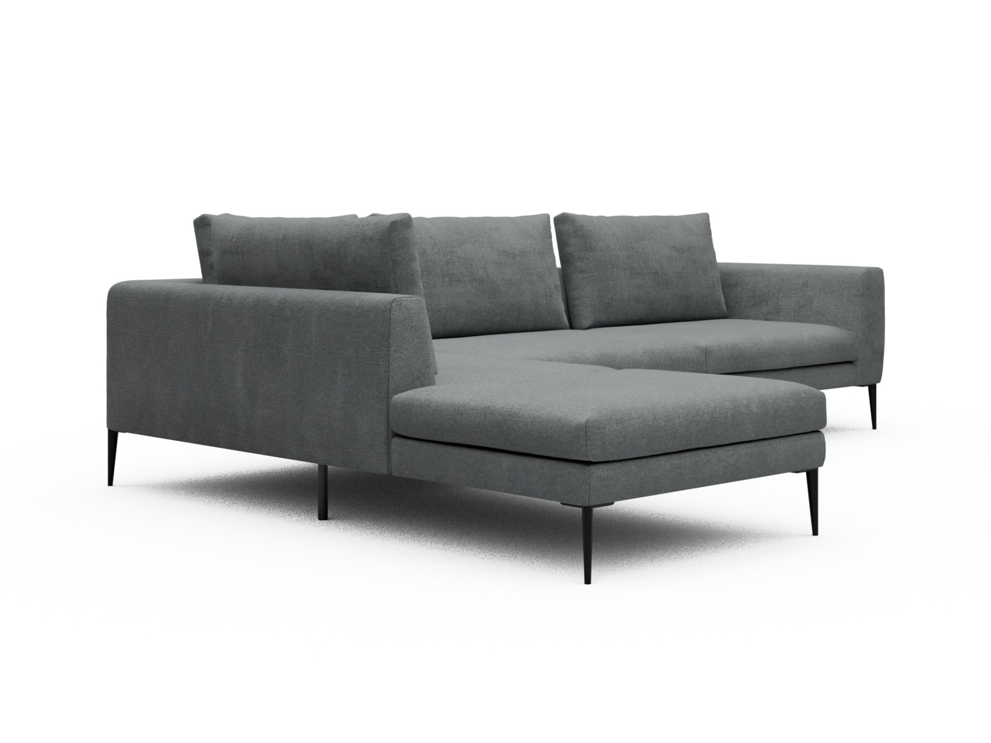 Skandi Home Ecksofa Paul Relax-Ecke links mit 3-Sitzer Casone-Gravel-Grey moebelfaktor