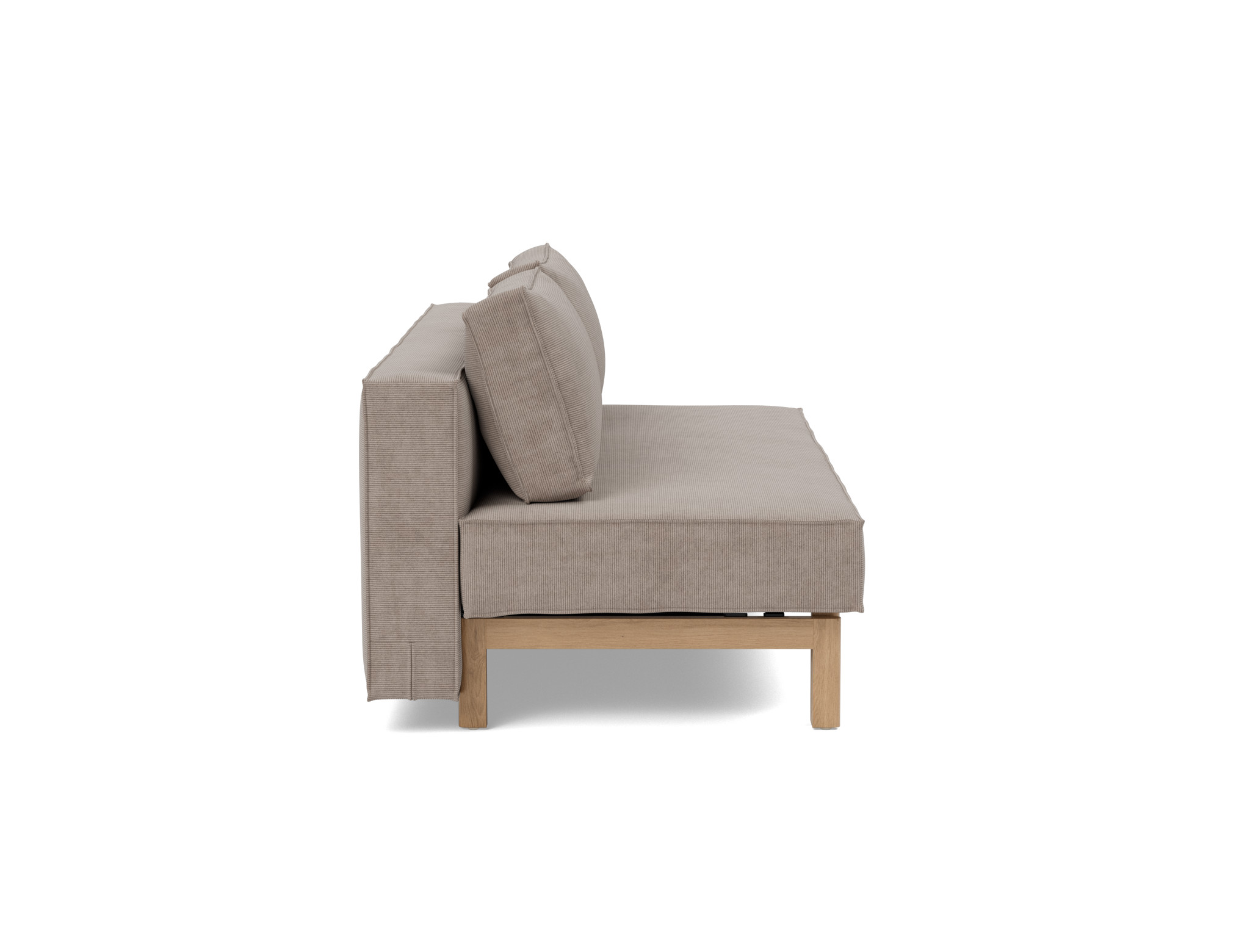 Schlafsofa Sly Kord Cordufine 318-Beige Beine Eiche