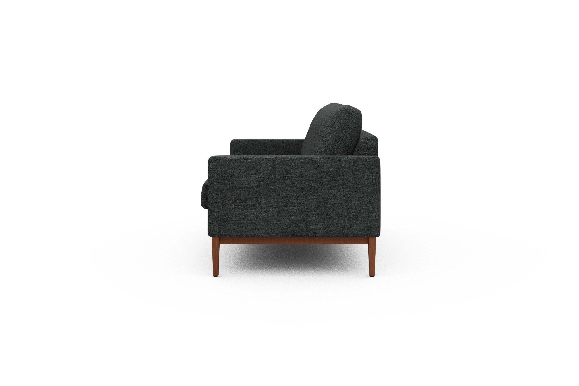 Sofa Bodo 2-Sitzer Boucle-Charcoal