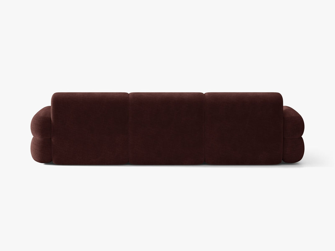 Micadoni Neo Ecksofa 4-Sitzer Links Chenille Golden Kirschbaum