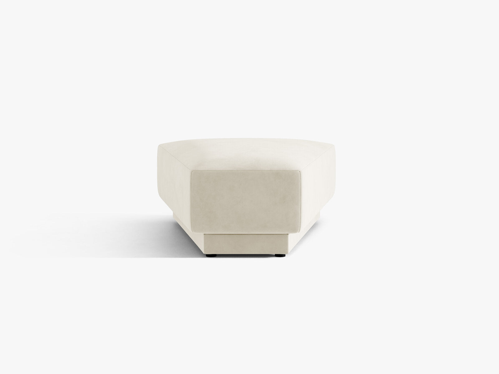Micadoni Hocker Miley Samt Bluvel Helles Beige