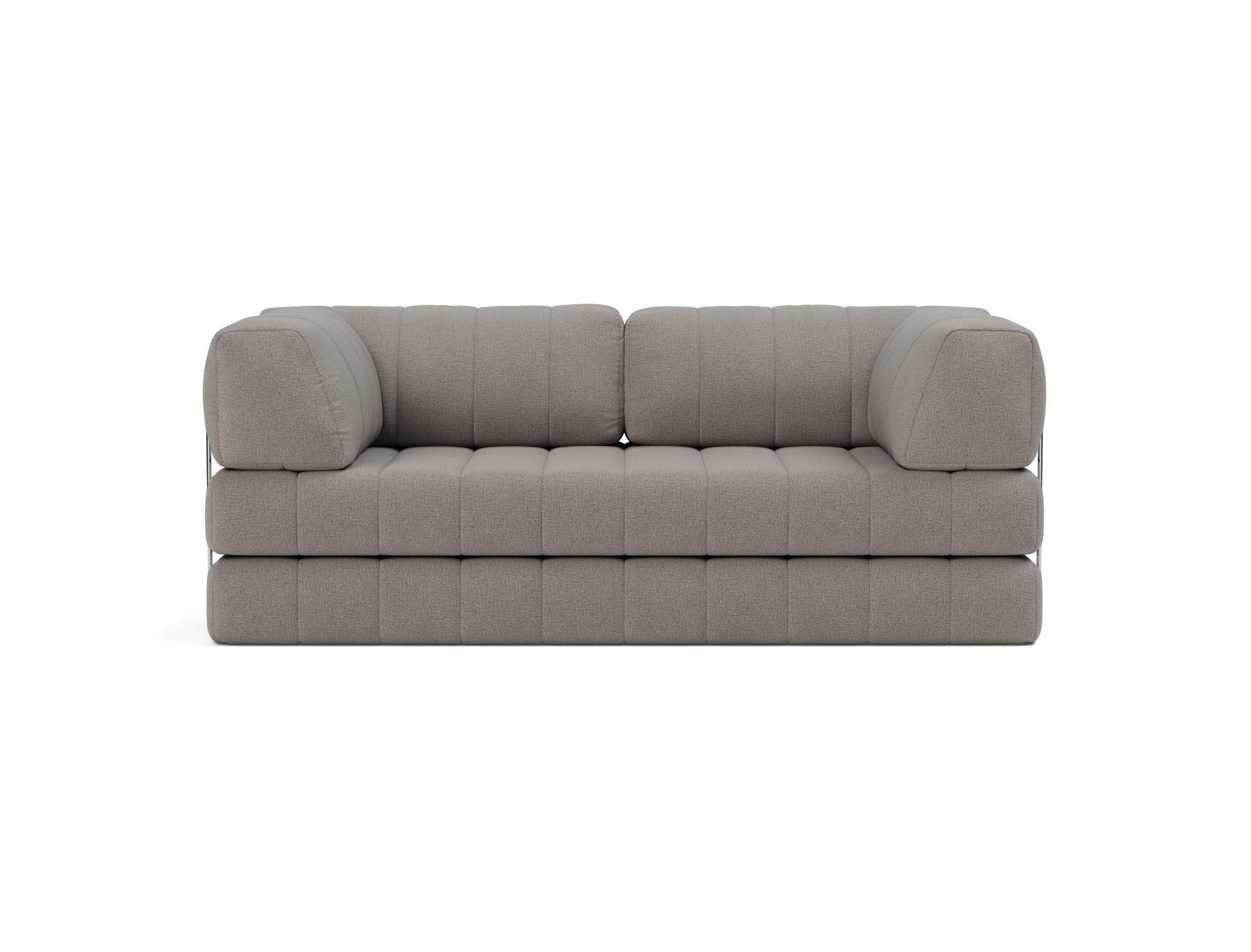 Schlafsofa CozyPad mit Armlehnen Flachgewebe Mixed Dance 521-Grey