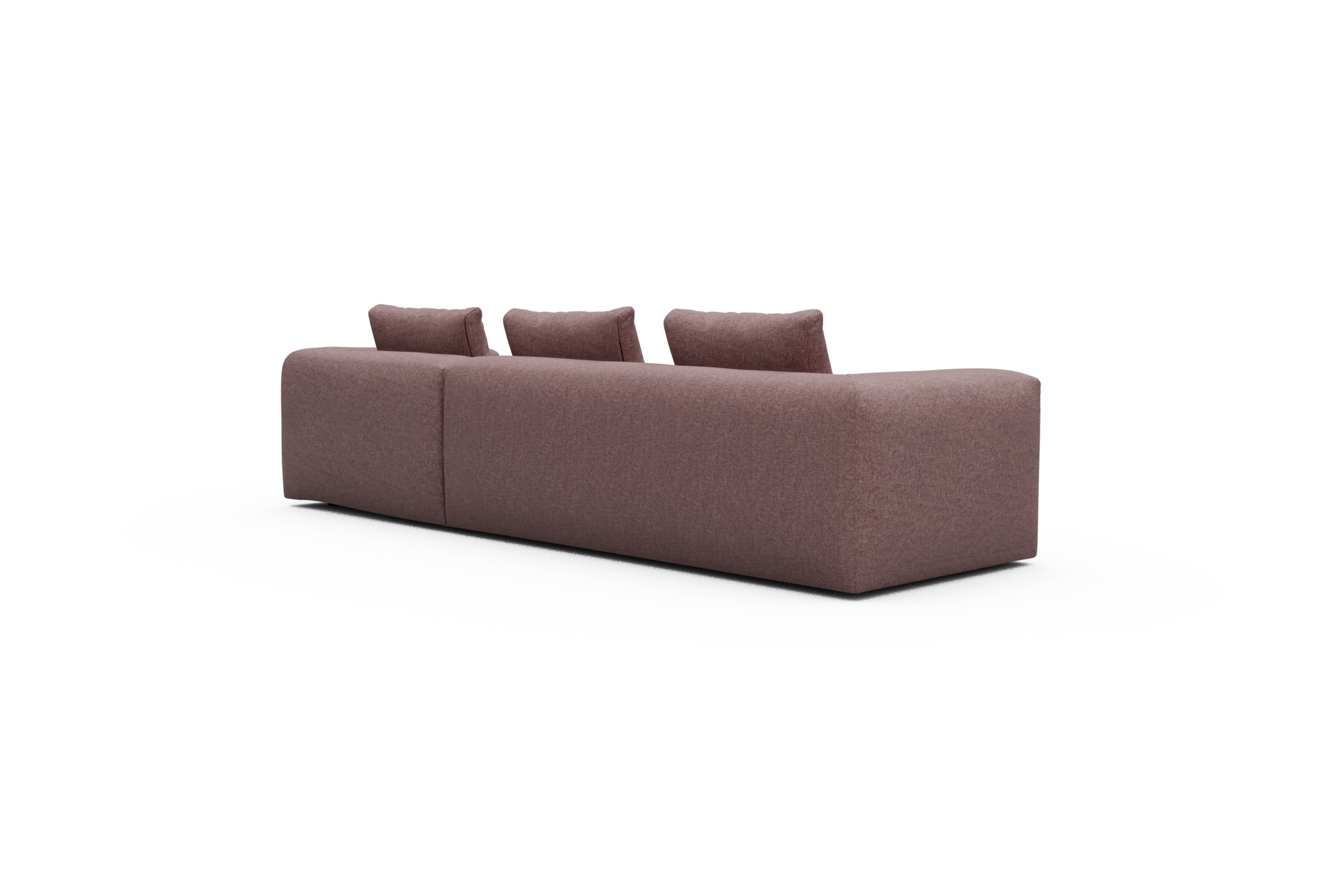 Ecksofa Fred Chaiselongue rechts mit 2,5-Sitzer Sama-Flamingo