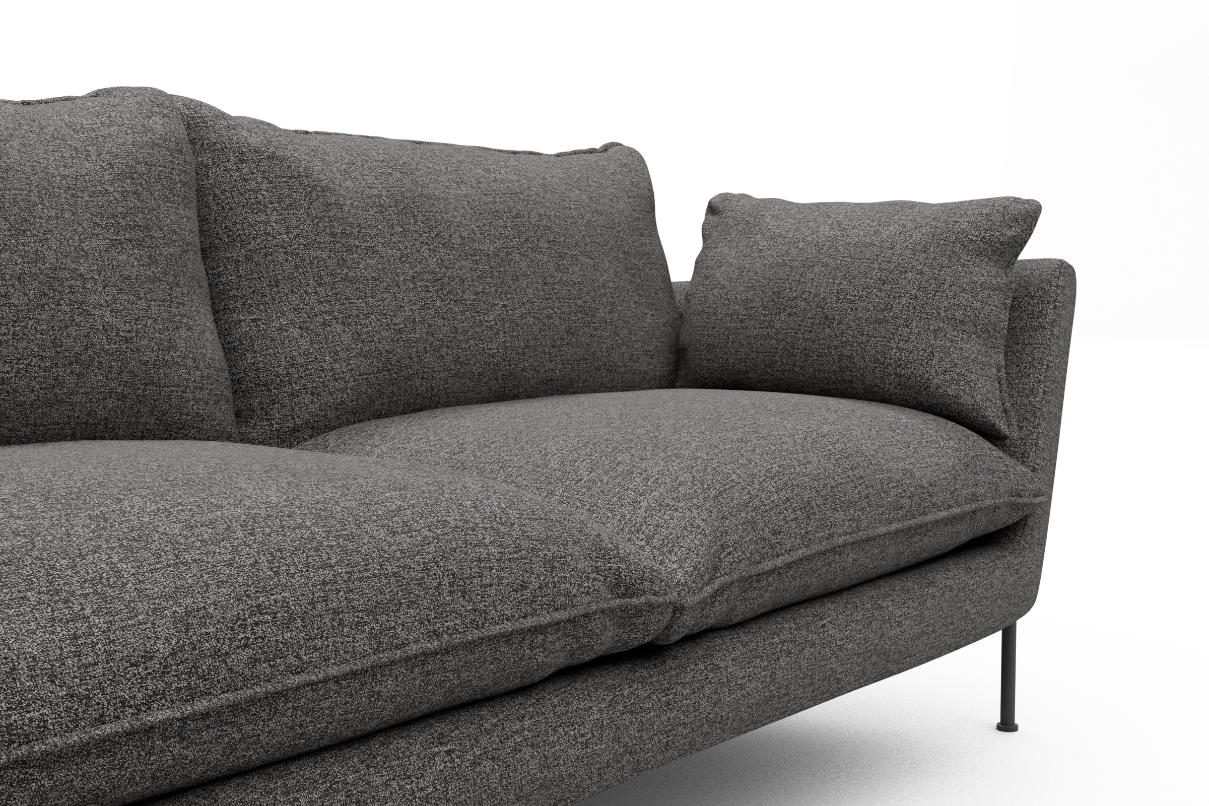 Sofa Anton PREMIUM 3-Sitzer Carreno-Salt-and-Pepper
