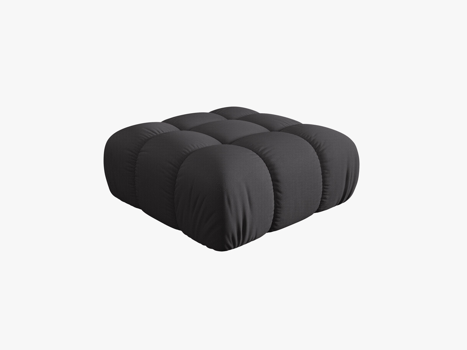 Micadoni Hocker Bellis 3D-Stoff Sonic Espresso