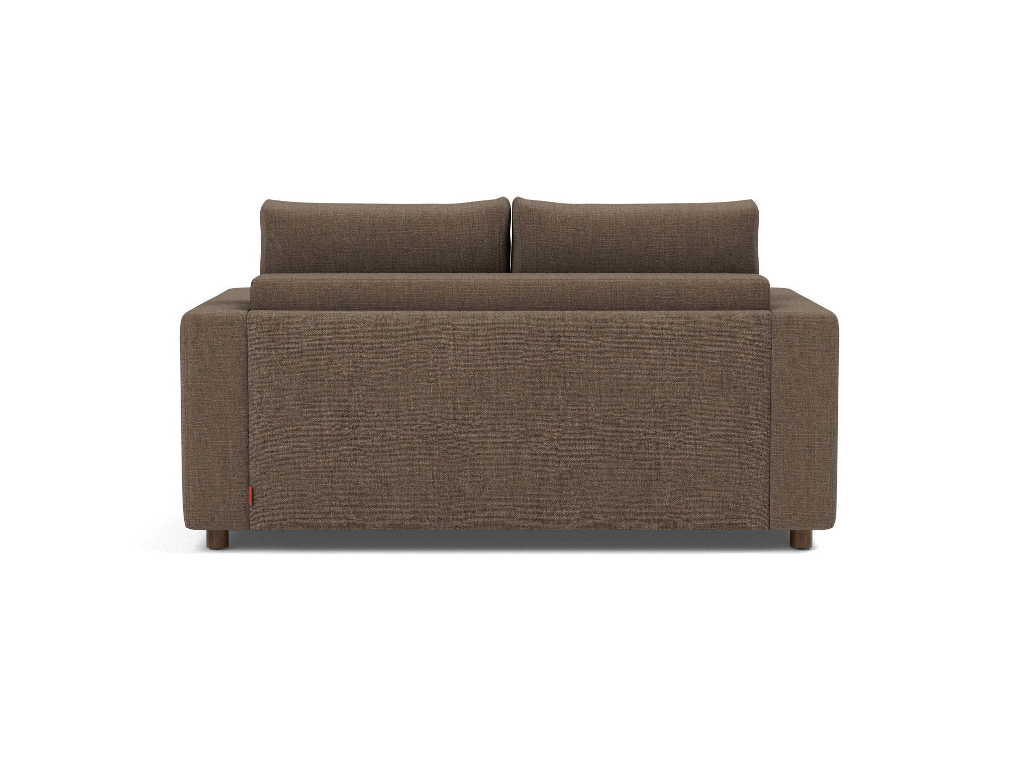 Schlafsofa Neah mit Standard-Armlehnen 140 Chenille Esina 411-Cedar-Brown