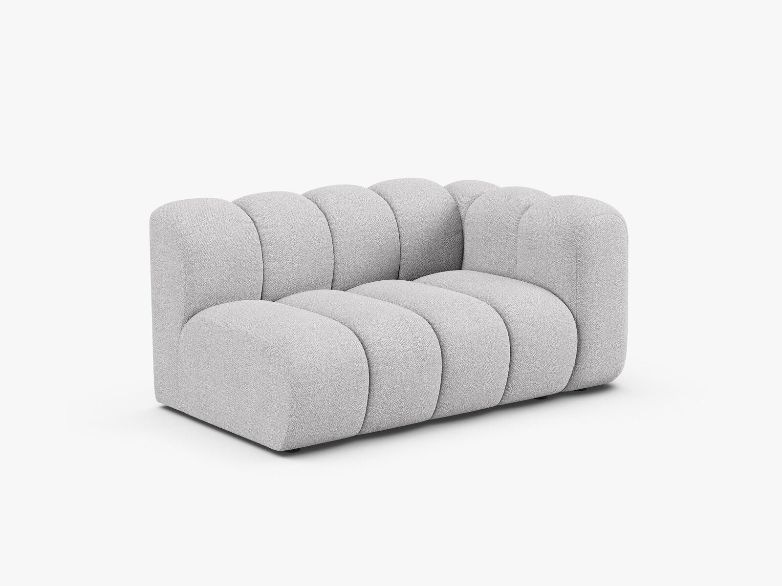 Micadoni Modul Lupine 2-Sitzer Boucle Baloo Hellgrau Rechts