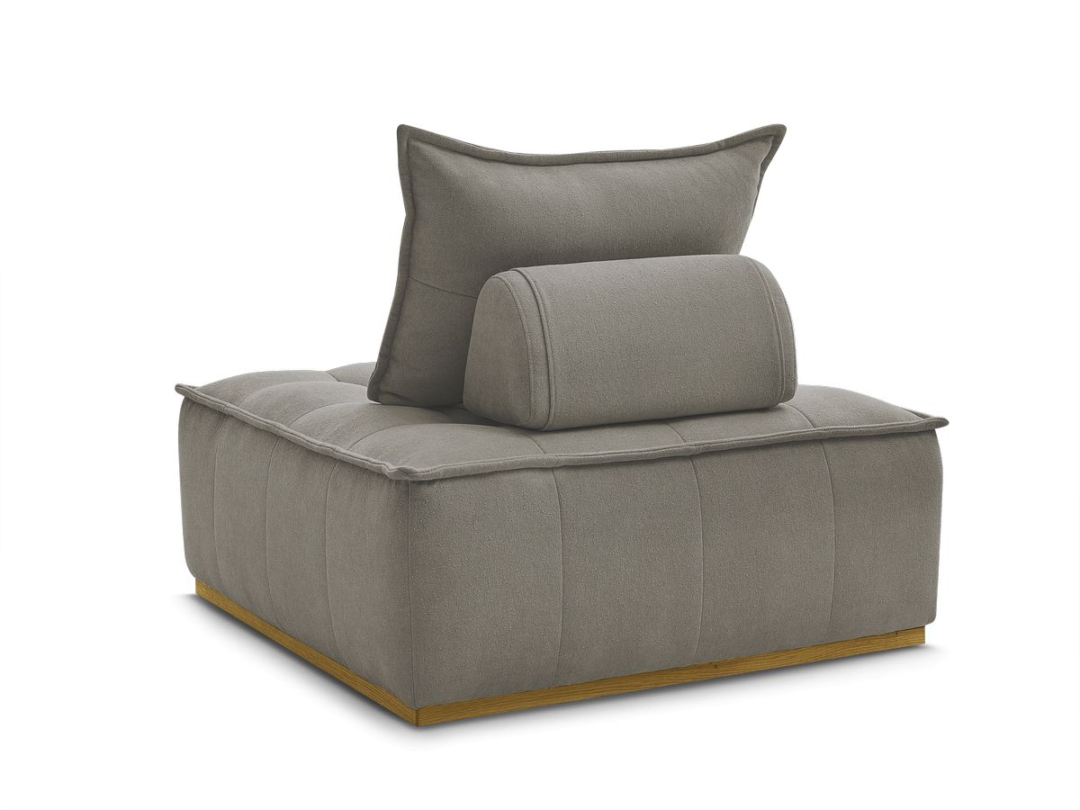 Bobochic Elisa Sofamodul 1-Sitzer Strukturstoff Taupe