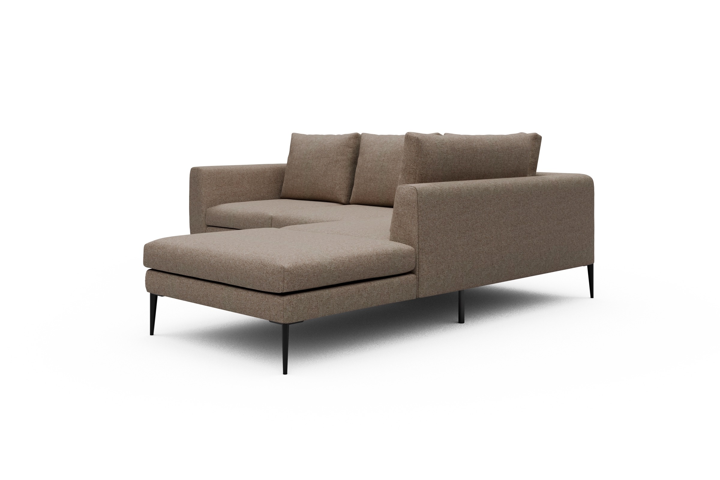 Ecksofa Paul Relax-Ecke rechts mit 2-Sitzer Sama-Antelope