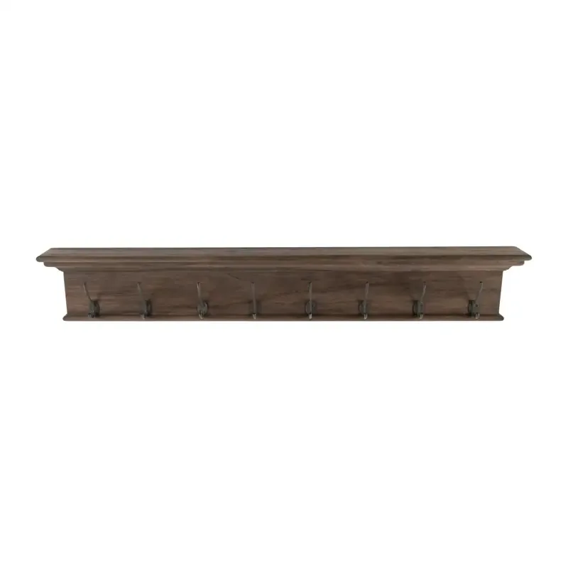 Novasolo Hygge 8 Haken Wandgarderobe Vintage Teakholz