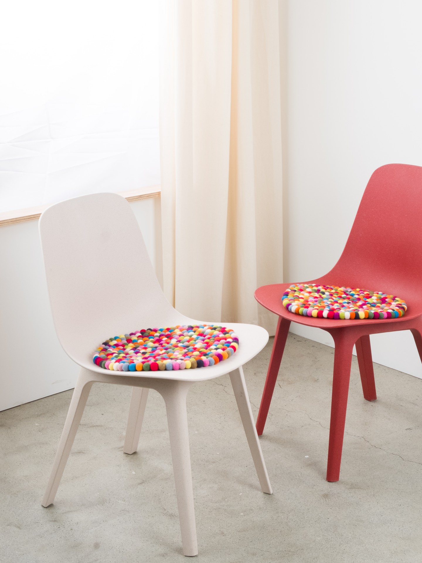 myfelt Lotte - Filzkugel Sitzauflage rund