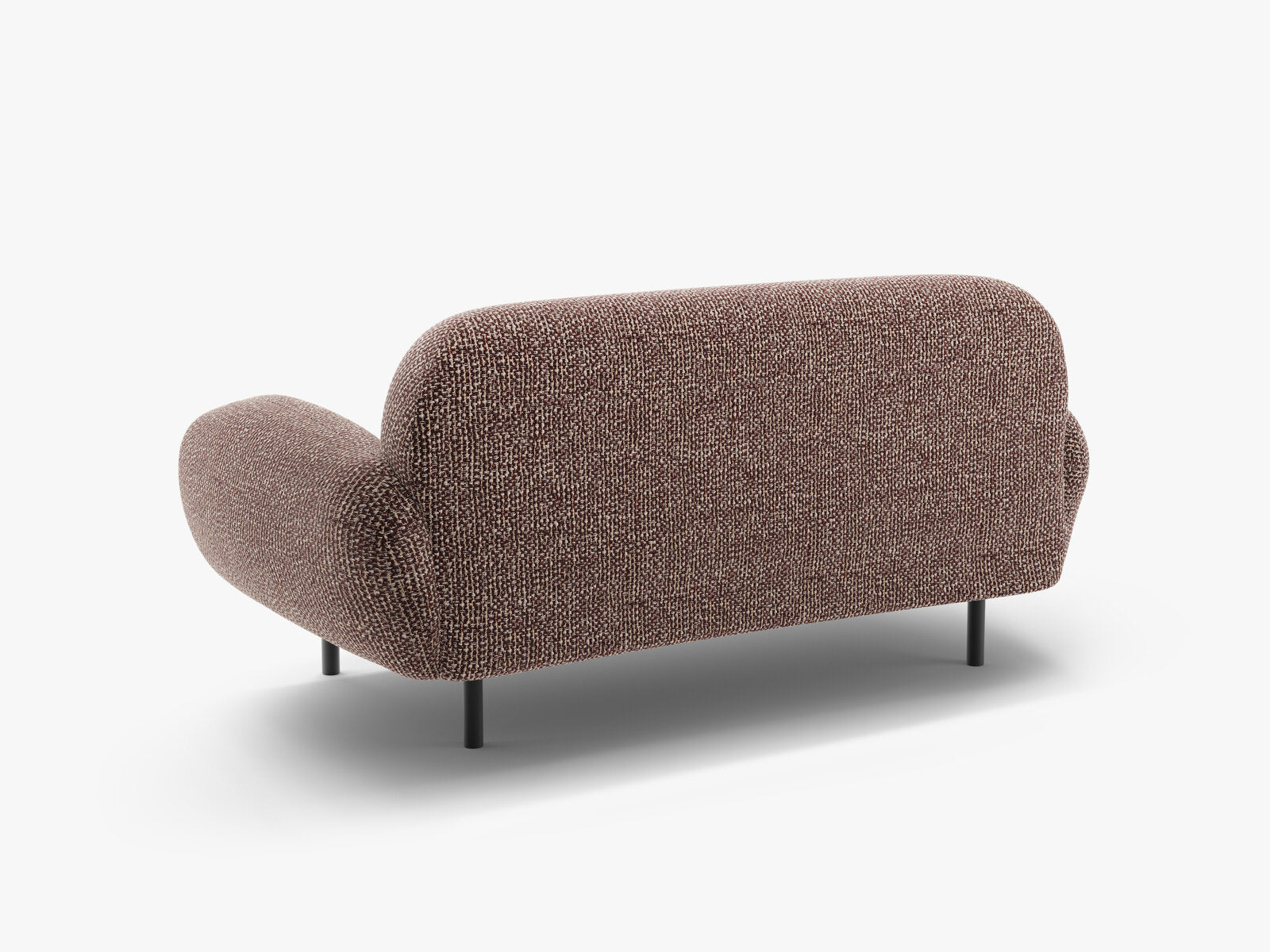 Micadoni Sofa Poppy 2-Sitzer Chenille Silencio Braun