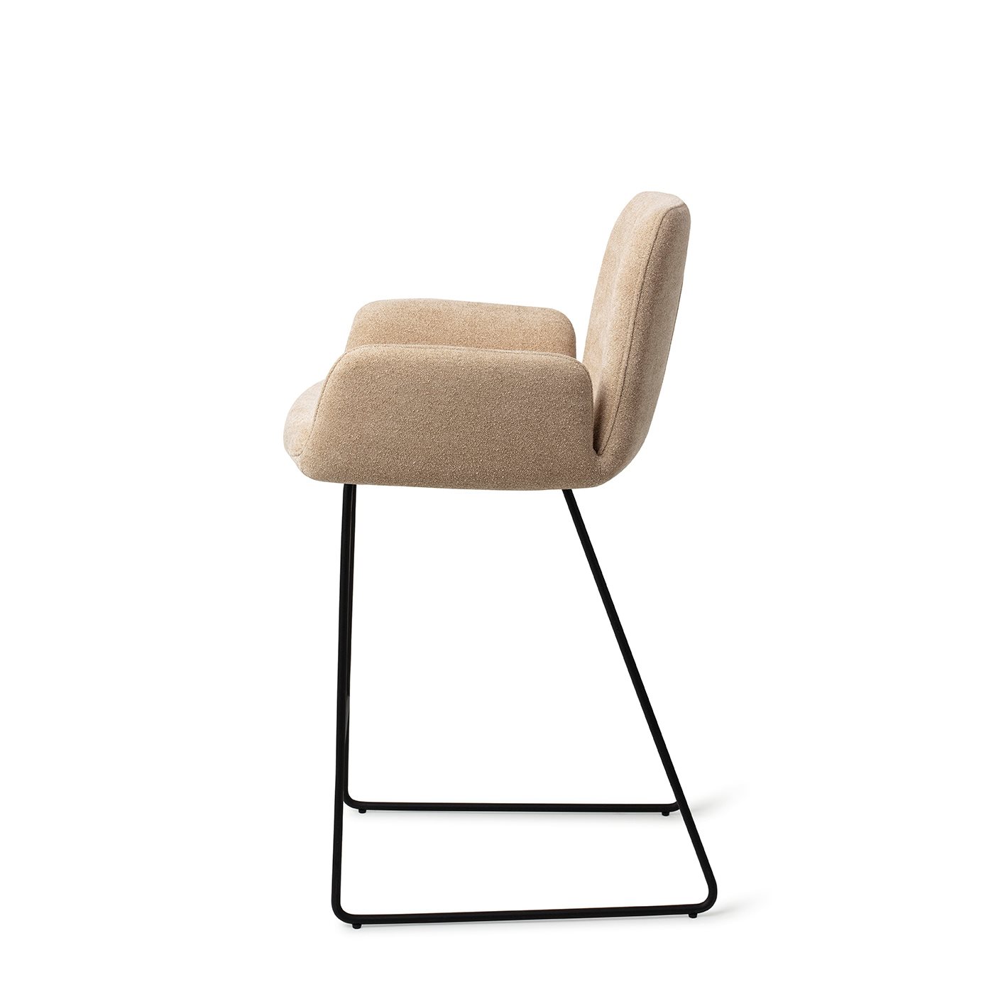 Jesper Home Barhocker Misaki Funky-Fudge Slide Schwarz Barhöhe (75cm)