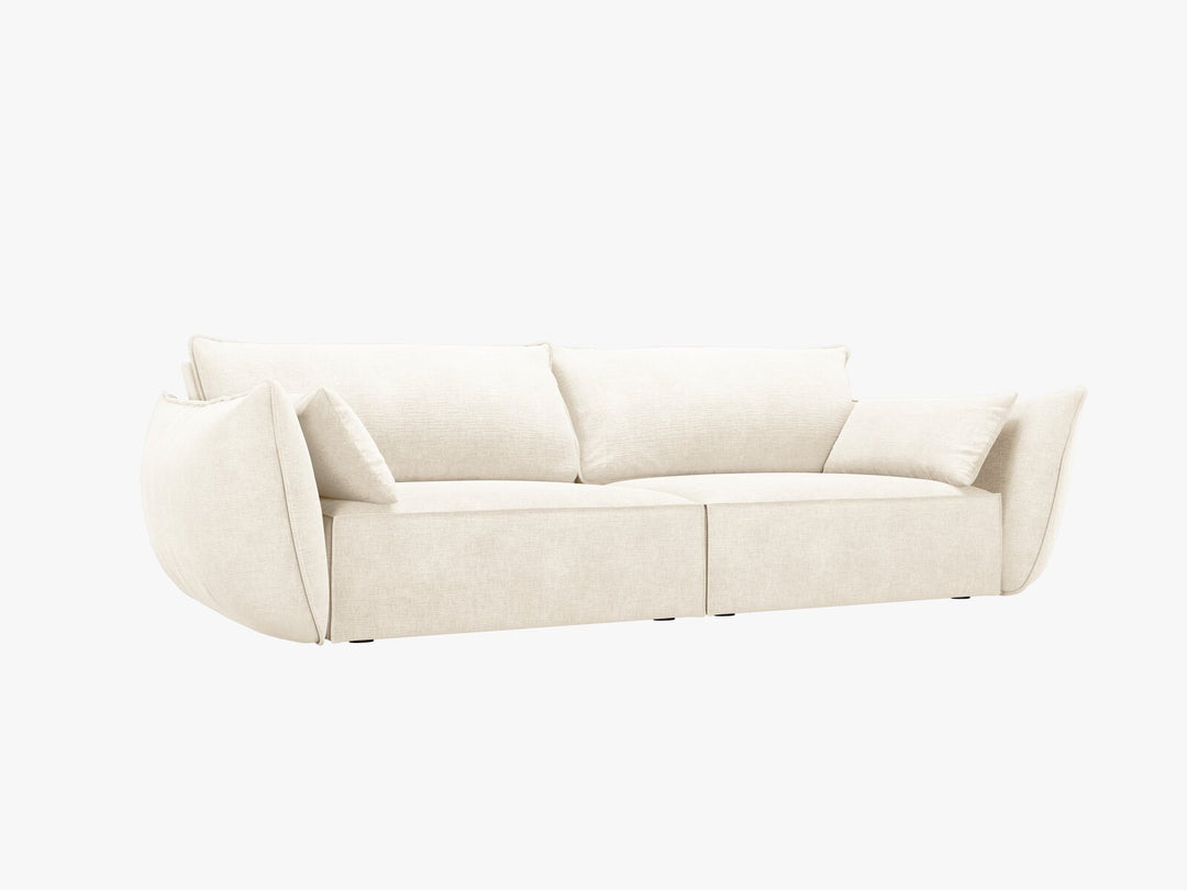 Micadoni Sofa Kaelle 3-Sitzer Chenille Over The Horizon Helles Beige