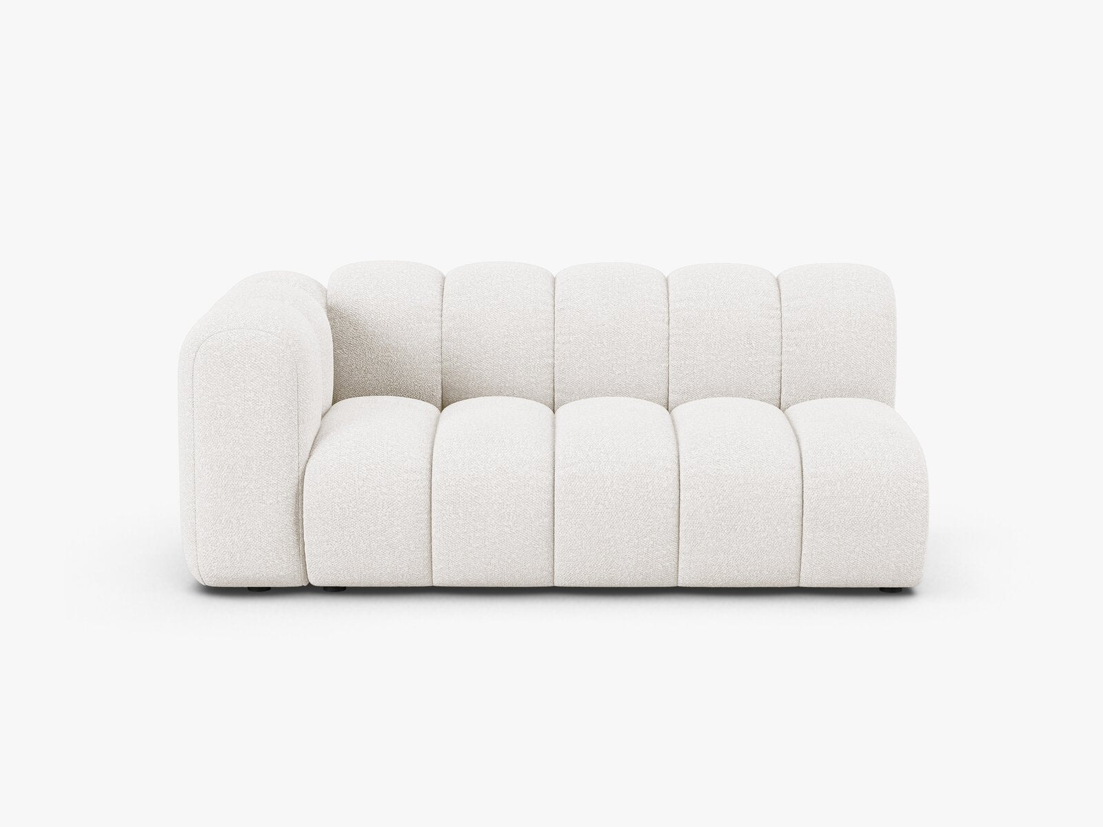Micadoni Modul Lupine 3-Sitzer Boucle Baloo Weiß Links