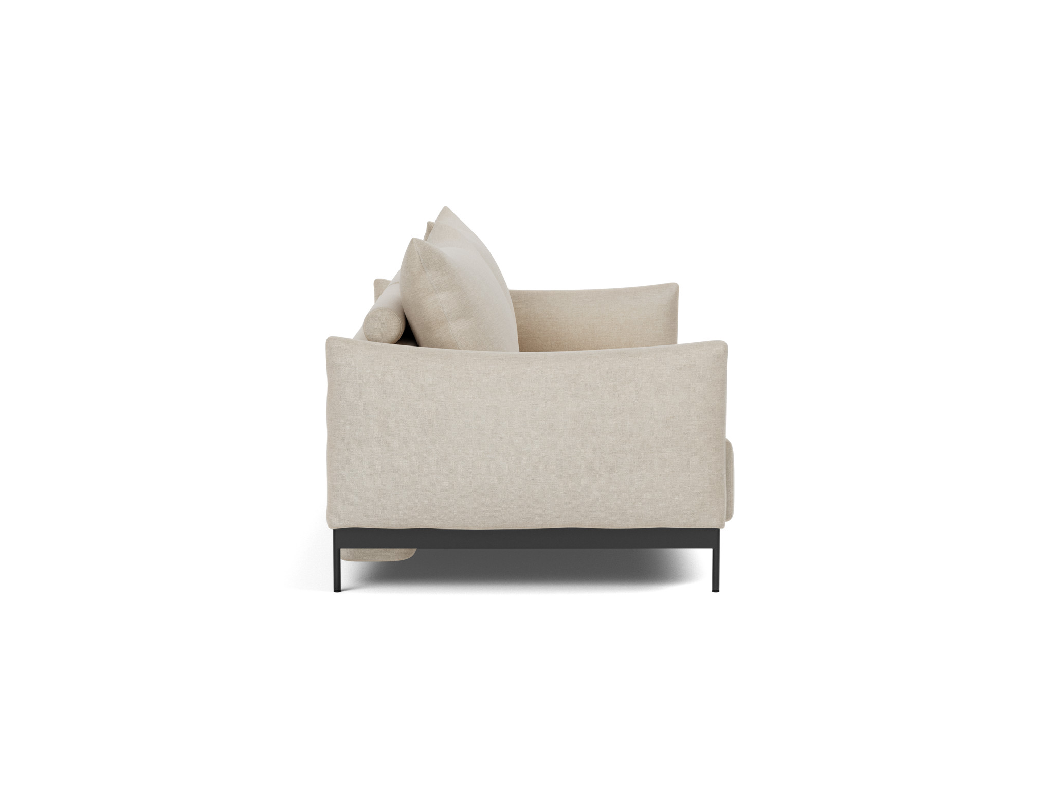 Schlafsofa Malloy Flachgewebe Phobos 586-Latte
