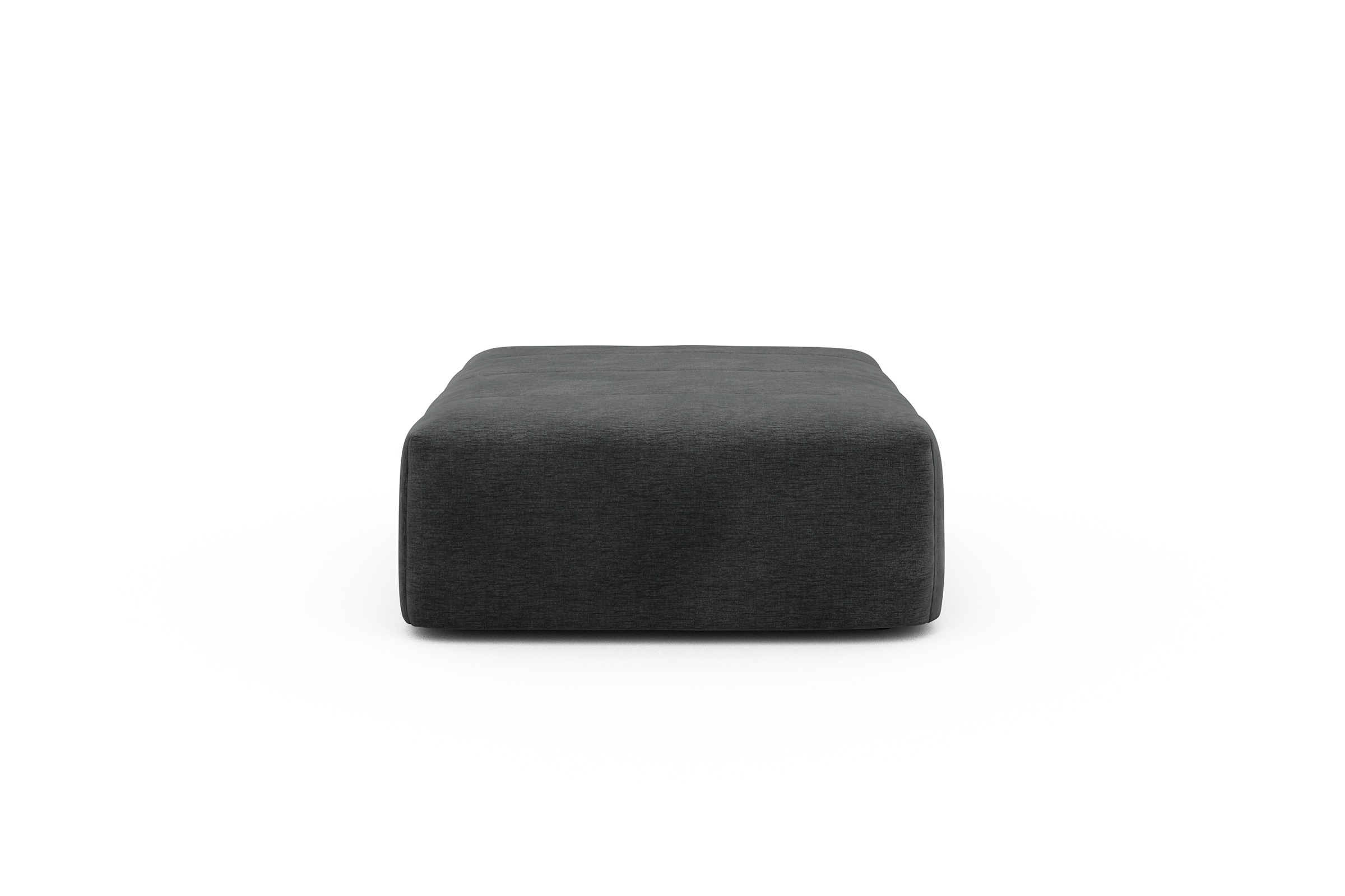 Sitzhocker Hugo Ottomane Smooth-Deep-Warm-Grey