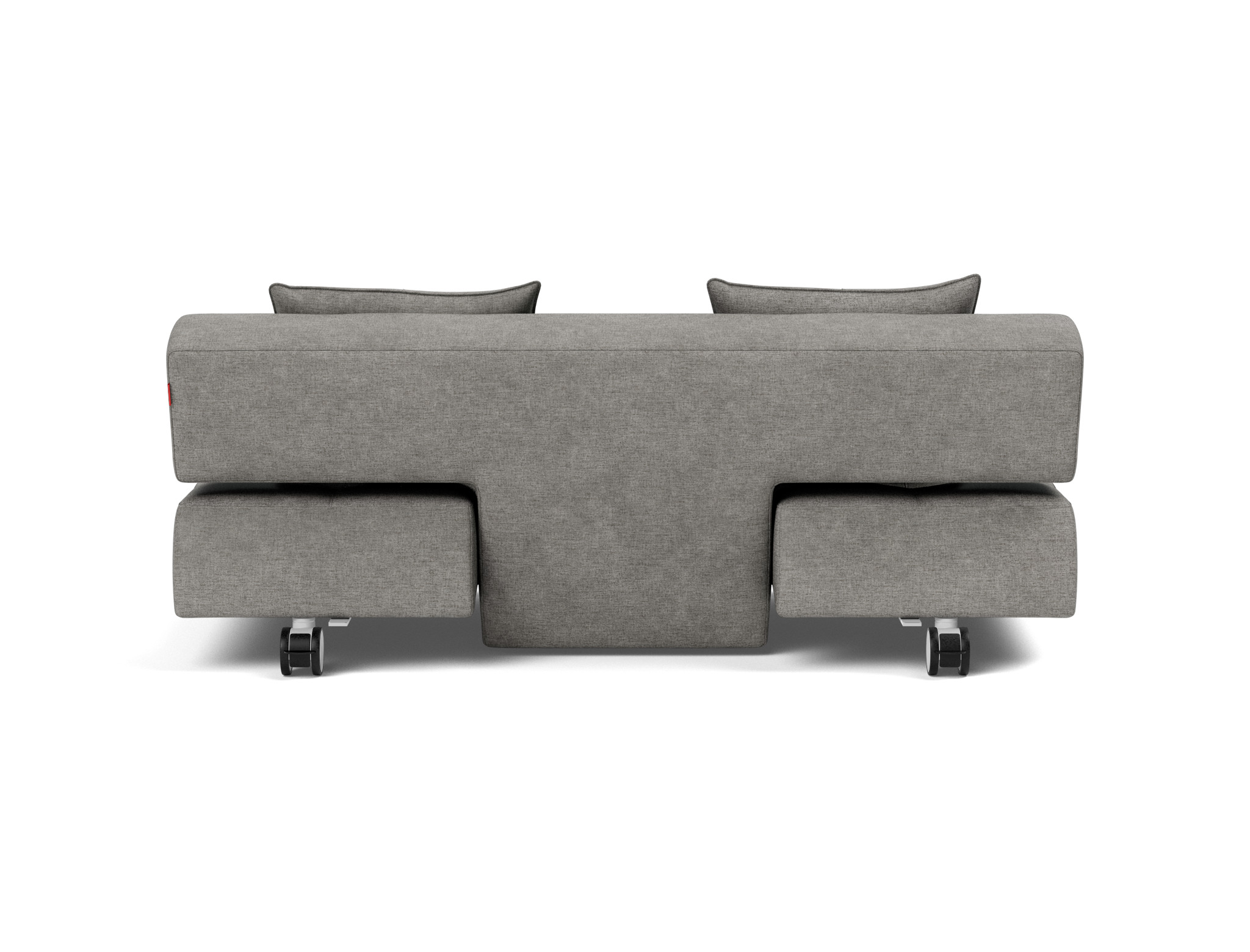 Schlafsofa Long Horn D.E.L. Flachgewebe Avella 282-Warm-Grey