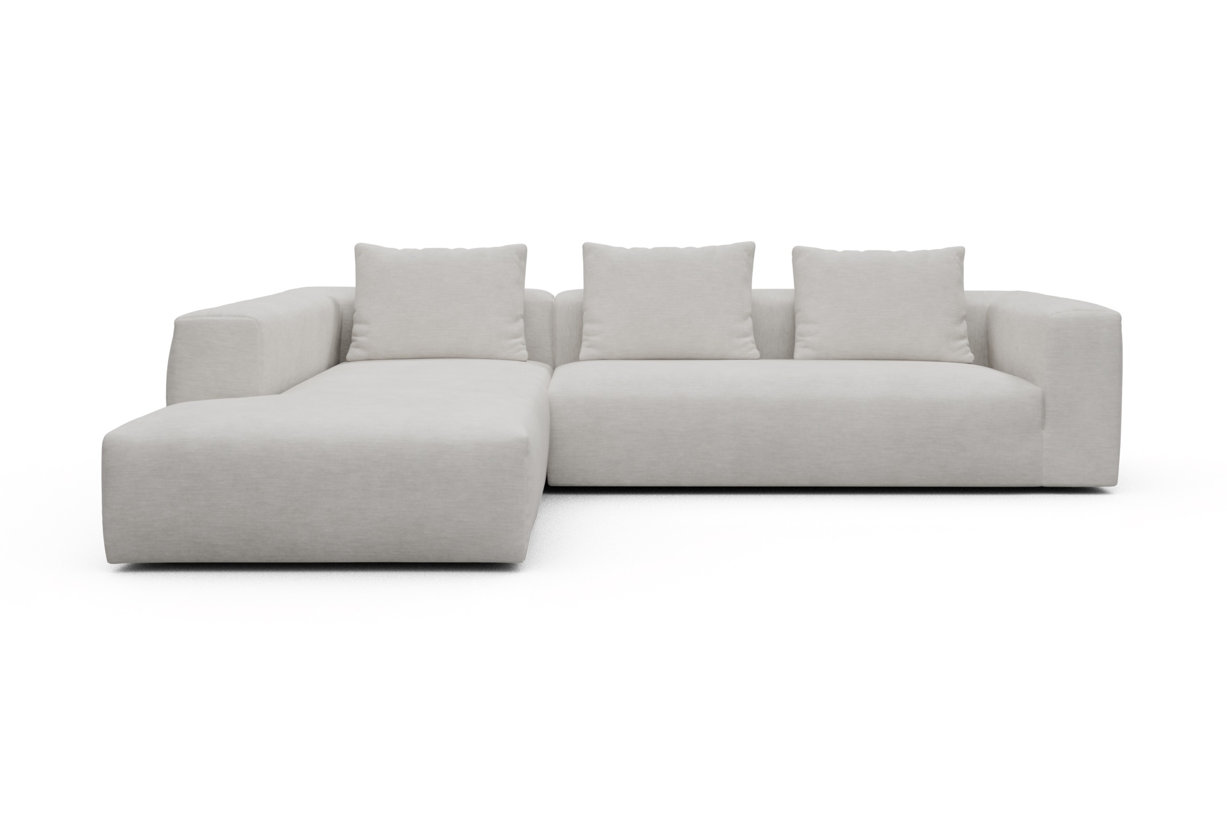 Skandi Home Ecksofa Fred Relax-Ecke links mit 2,5-Sitzer Vivus-Dusty-Off-White moebelfaktor