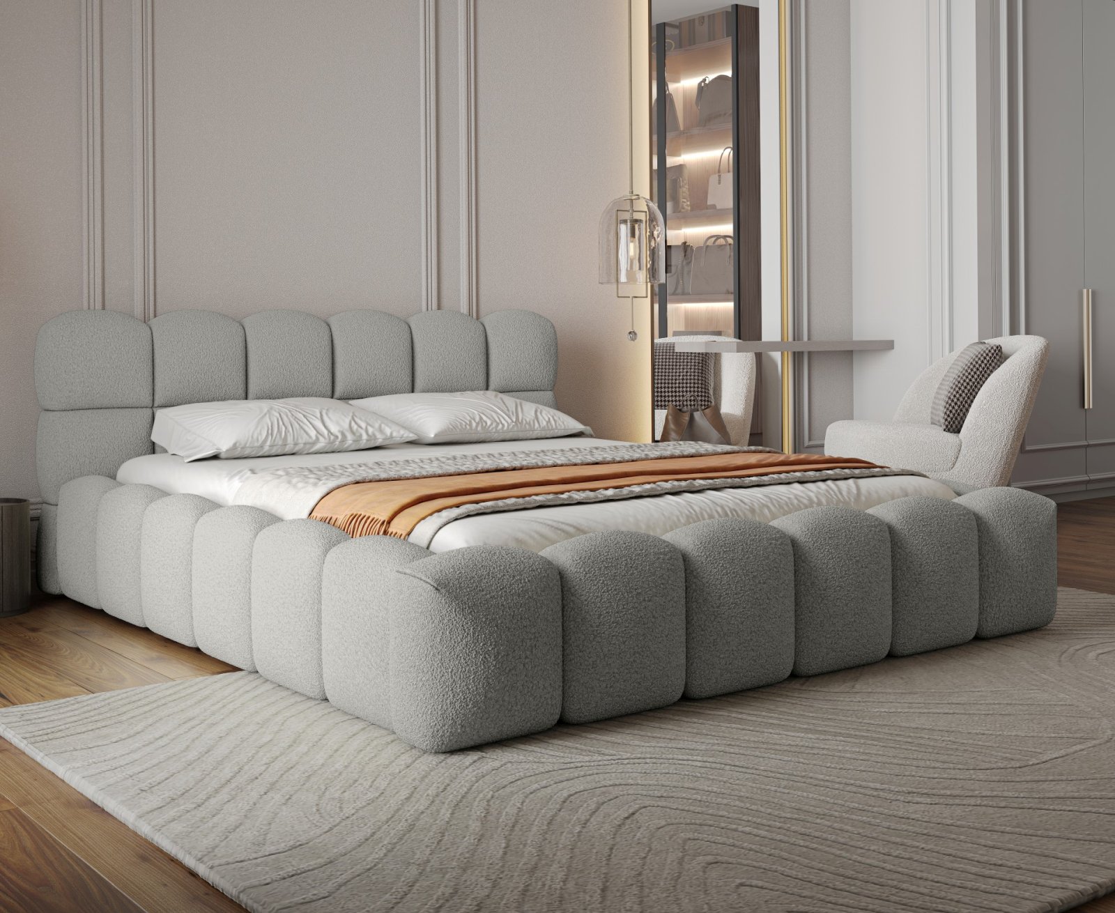 Polsterbett VENTO-SLIM Quelle 180 mit Metallrahmen Quelle 83 moebelfaktor