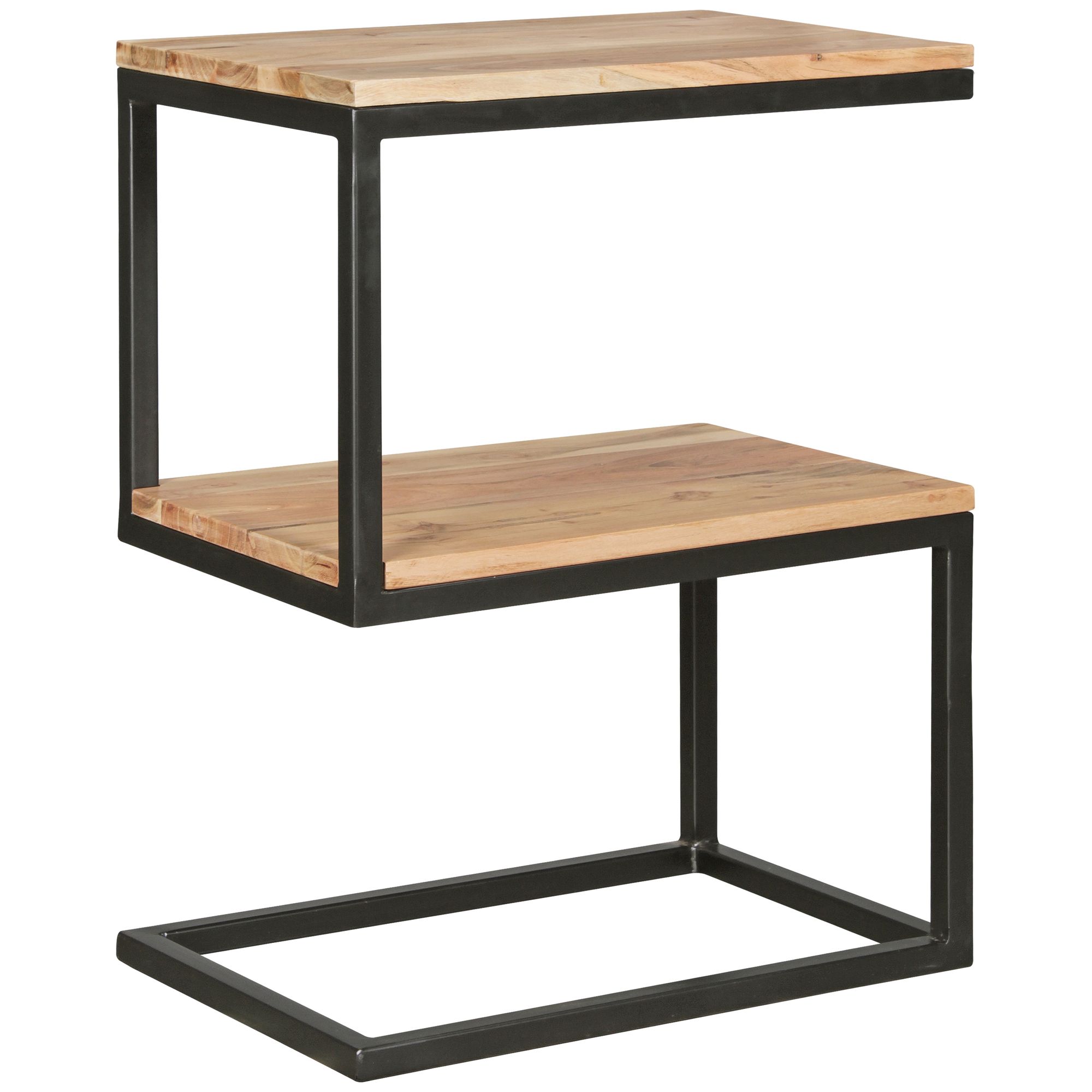 Beistelltisch Alden Massivholz Akazie 45 × 30 × 60 cm