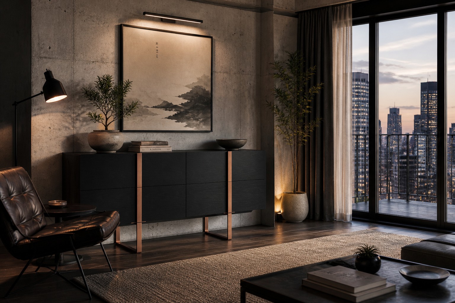 Livin Hill Sideboard Hudson Schwarzeiche