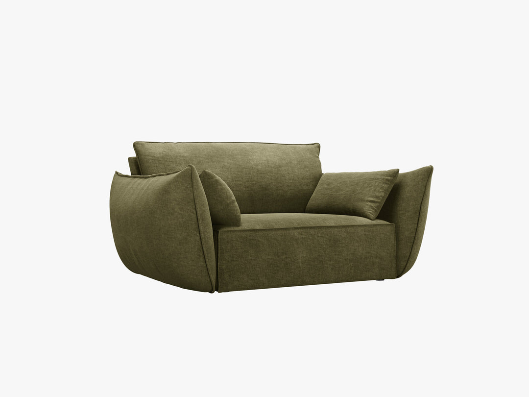 Micadoni Sessel Kaelle 1-Sitzer Chenille Over The Horizon Grün