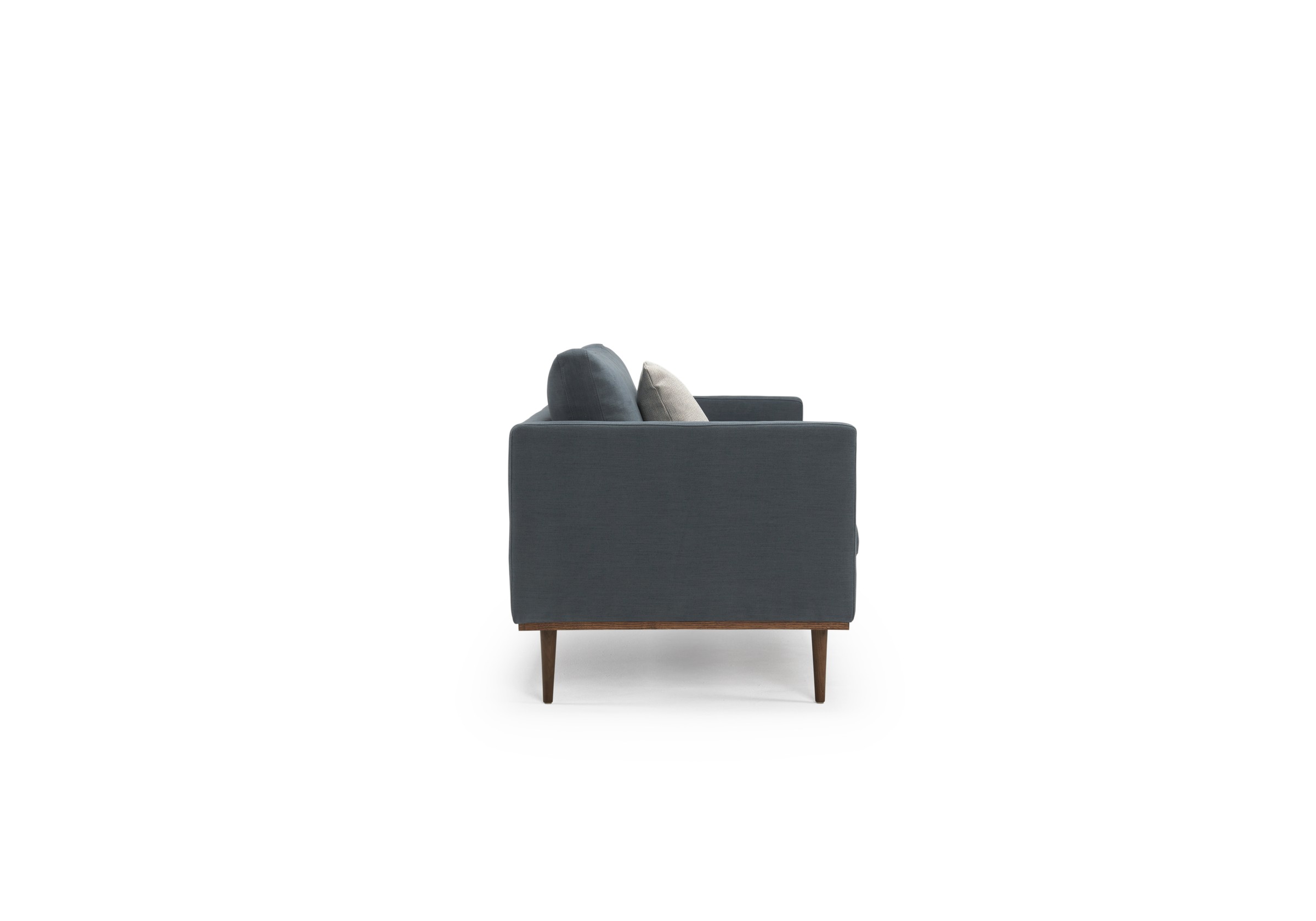 Sofa Bent 3-Sitzer Flachgewebe Vivus 573-Dusty-Blue