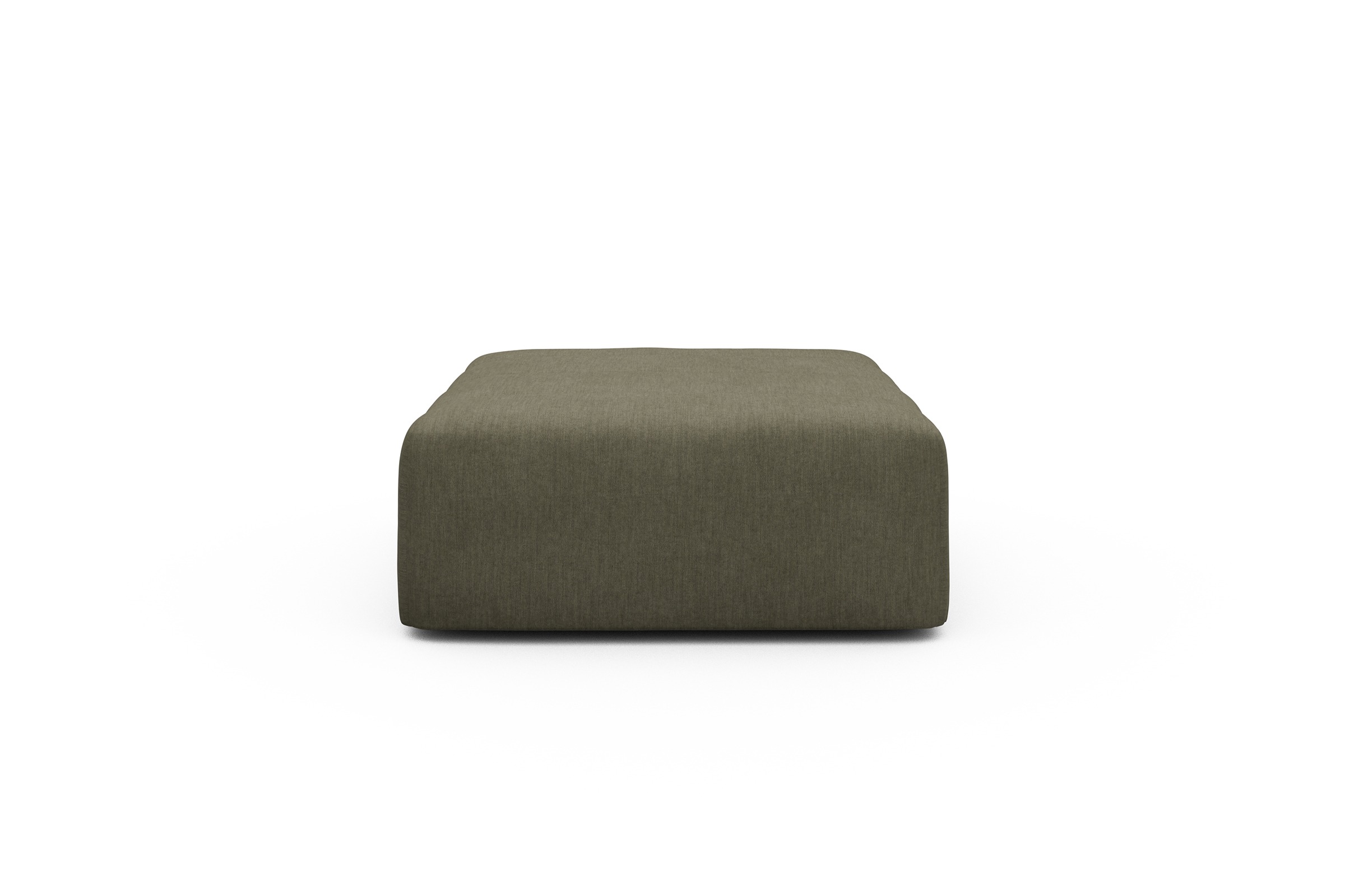 Sitzhocker Hugo Ottomane Vivus-Dusty-Olive