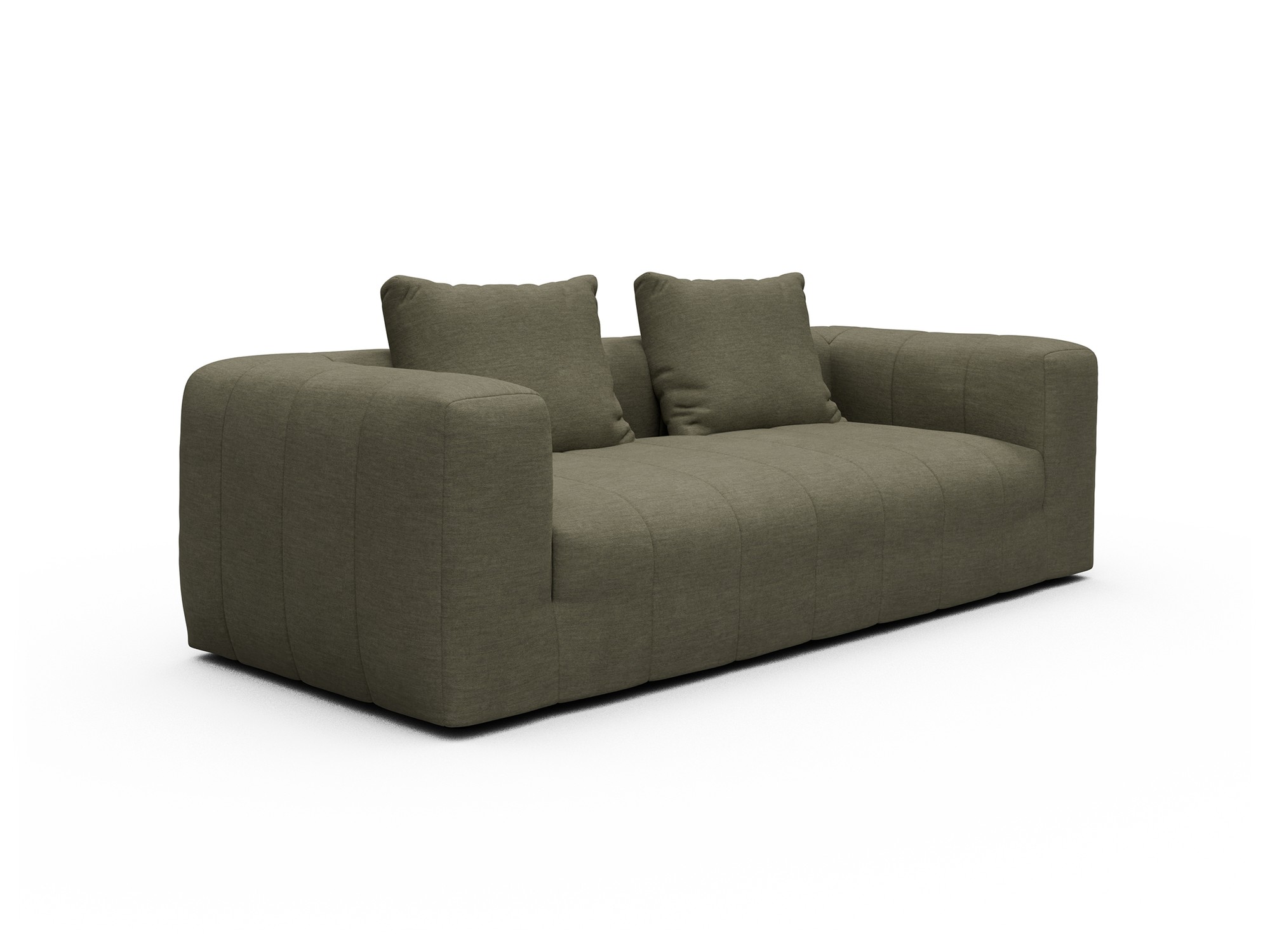 Hugo 3-Sitzer Vivus-Dusty-Olive moebelfaktor